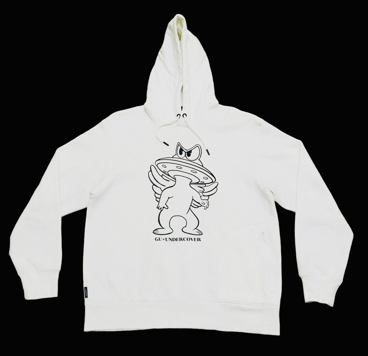 Undercover Rare Design Brand GU X Undercover Baggy Rapper Hoodie 2000s Size US L / EU 52-54 / 3 - 1 Thumbnail