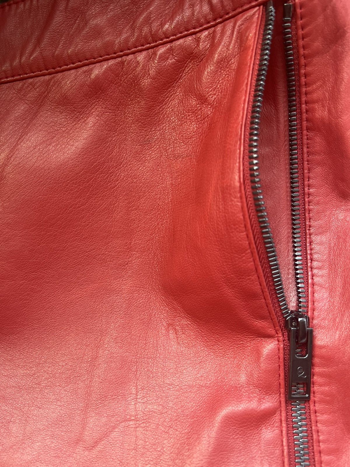 McQ Alexander McQueen Alexander McQueen lambskin leather zipper pants Size 25" / US 0 / IT 36 - 7 Thumbnail
