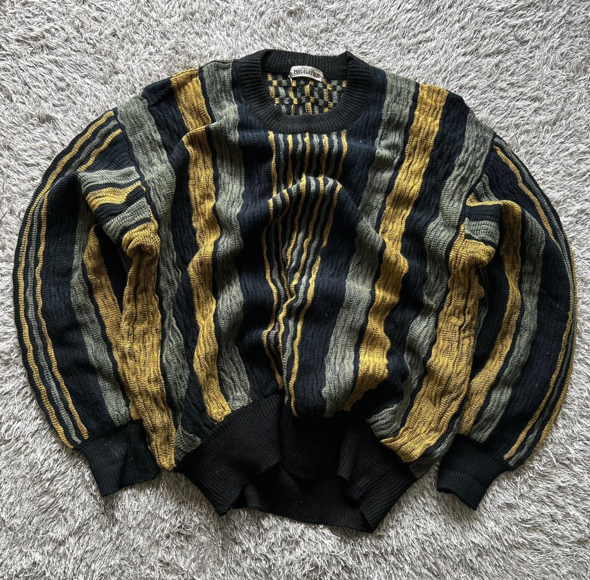 Coogi CRAZY COOGI STYLE BIG GATE CABLE KNIT Size US L / EU 52-54 / 3 - 1 Thumbnail