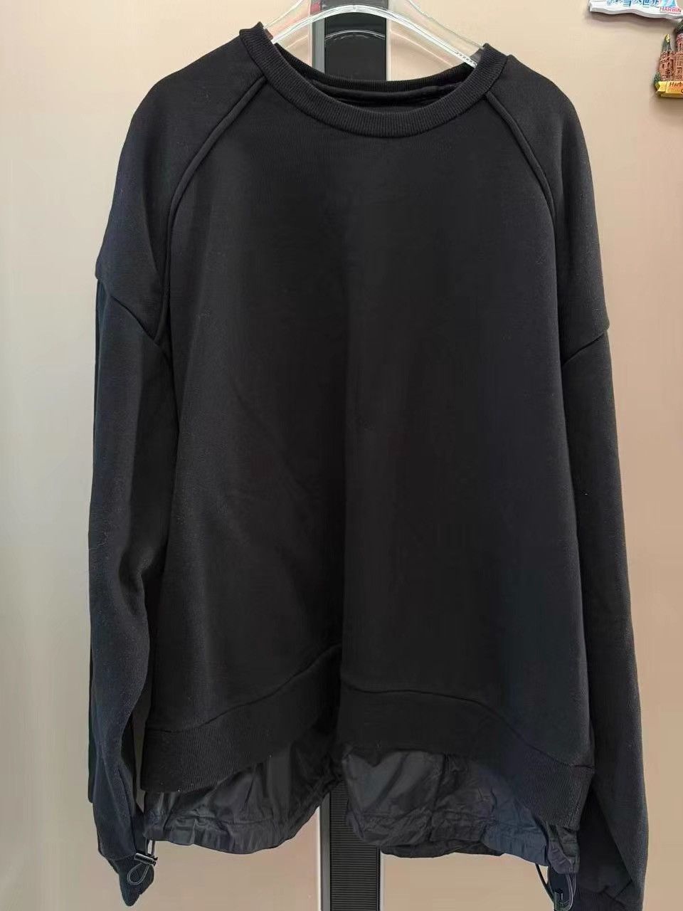 Juun.J Juun.J Black Layered Sweatshirt K31 Size US S / EU 44-46 / 1 - 1 Thumbnail
