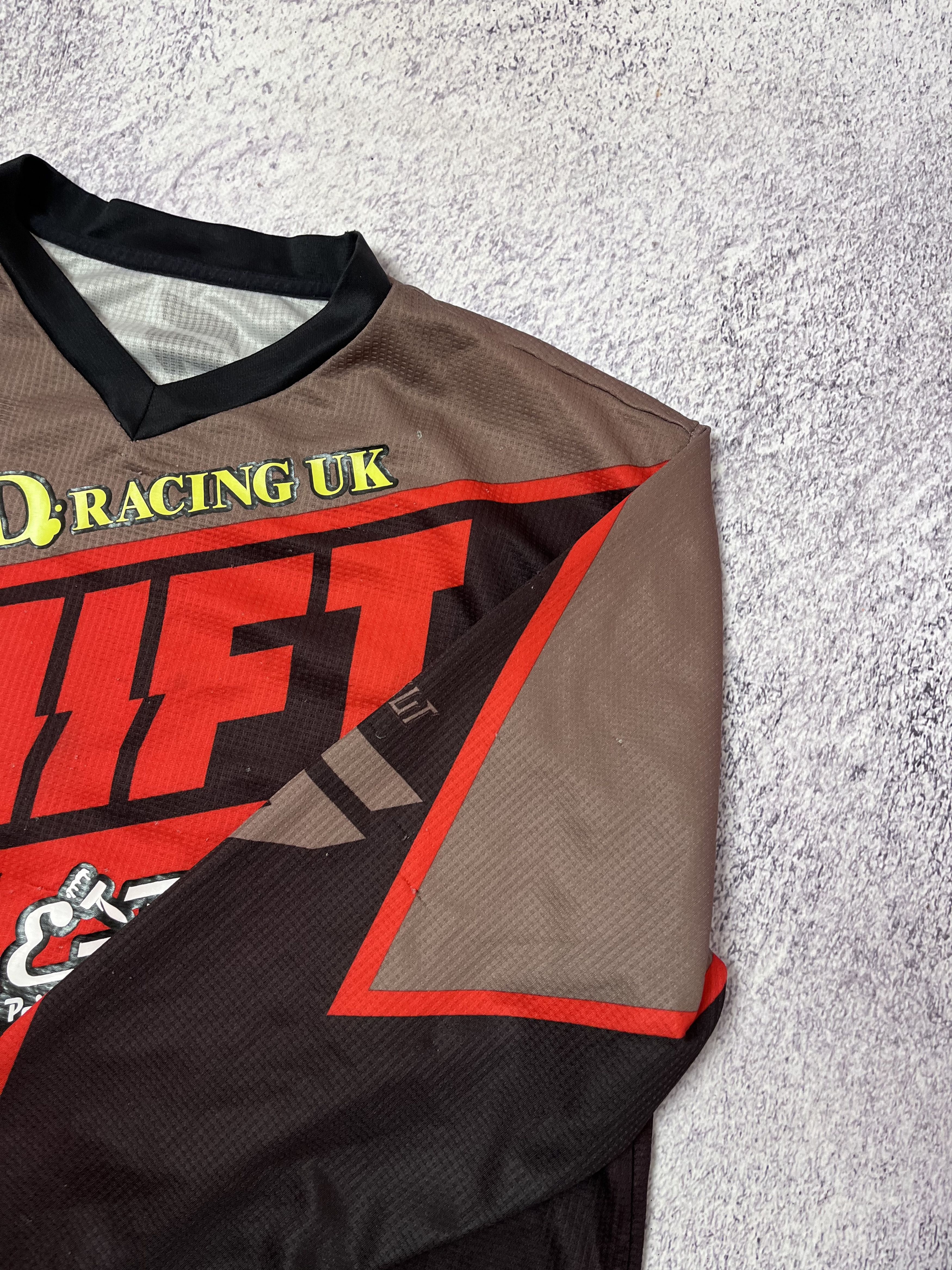 Vintage Racer motorcycle racing Moto T-shirt jersey Size L #46 Parky Size US L / EU 52-54 / 3 - 7 Thumbnail