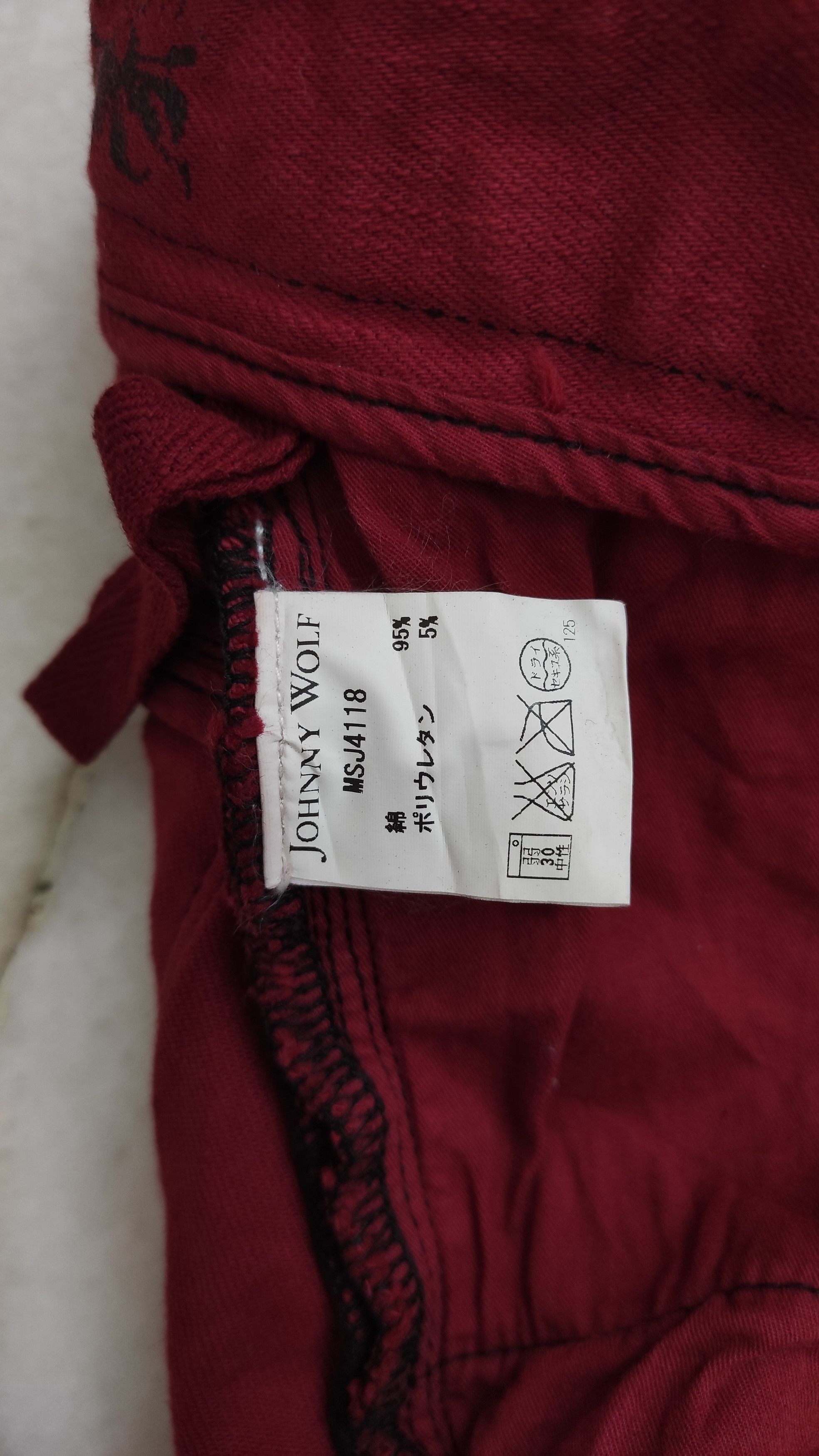 Japanese Brand Archive JOHNNY WOLF Visual Kei ankle zipper's jeans Size US 32 / EU 48 - 5 Thumbnail