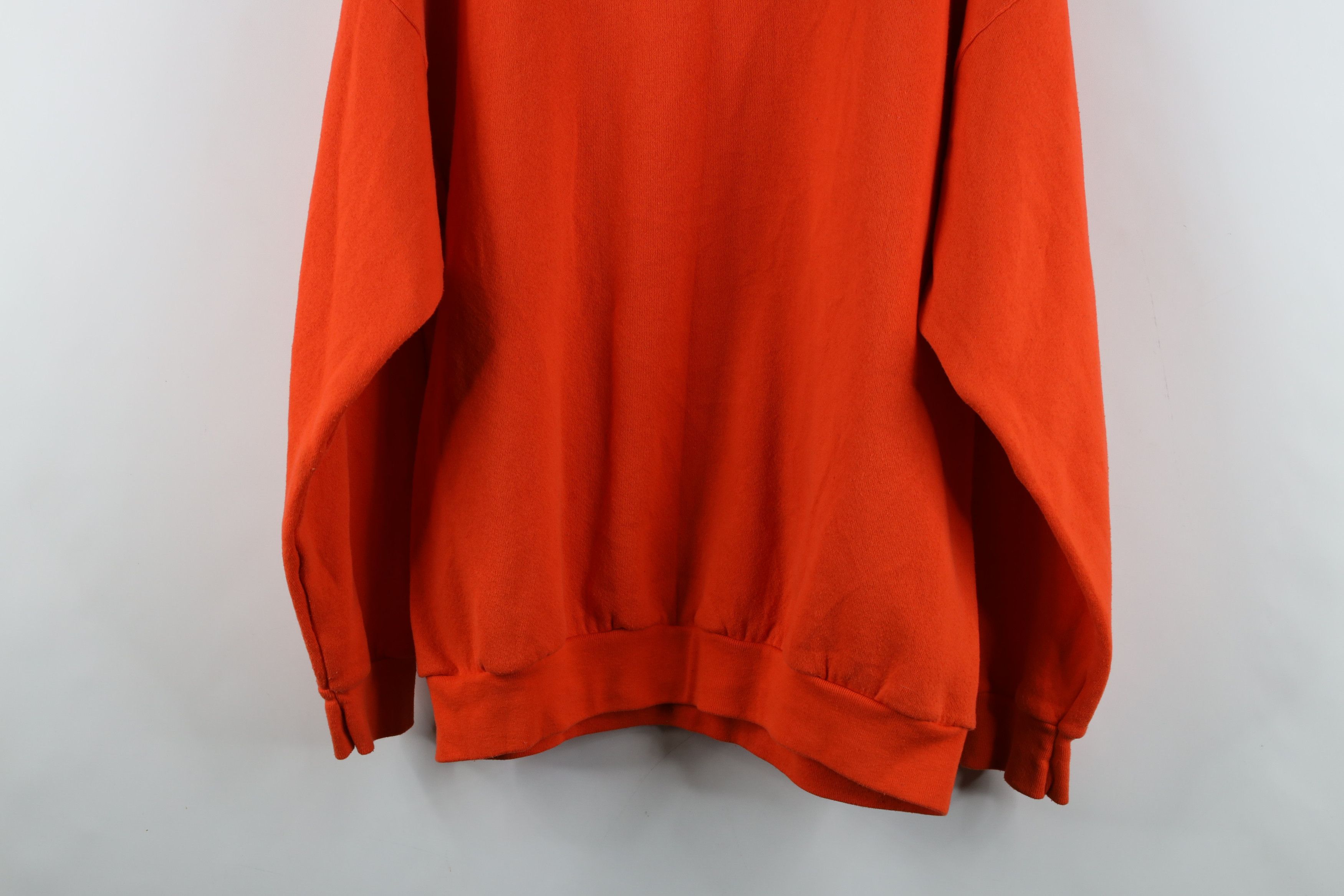 Vintage Vintage 90s BSA Boy Scouts of America Sweatshirt Orange USA Size US XL / EU 56 / 4 - 12 Thumbnail