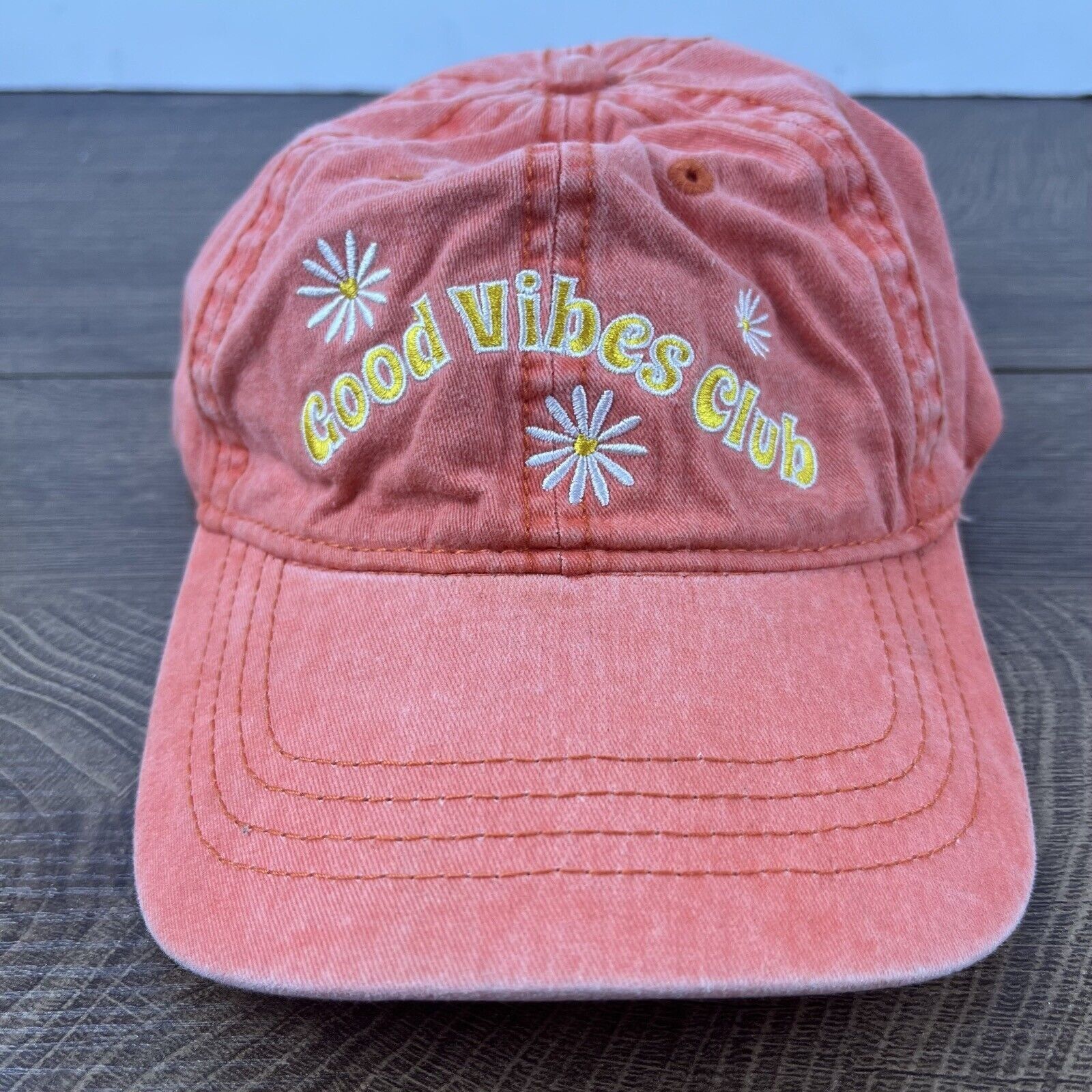 Other Good Vibes Club Hat Adjustable Hat Orange Adjustable Hat Adu Size ONE SIZE - 1 Thumbnail