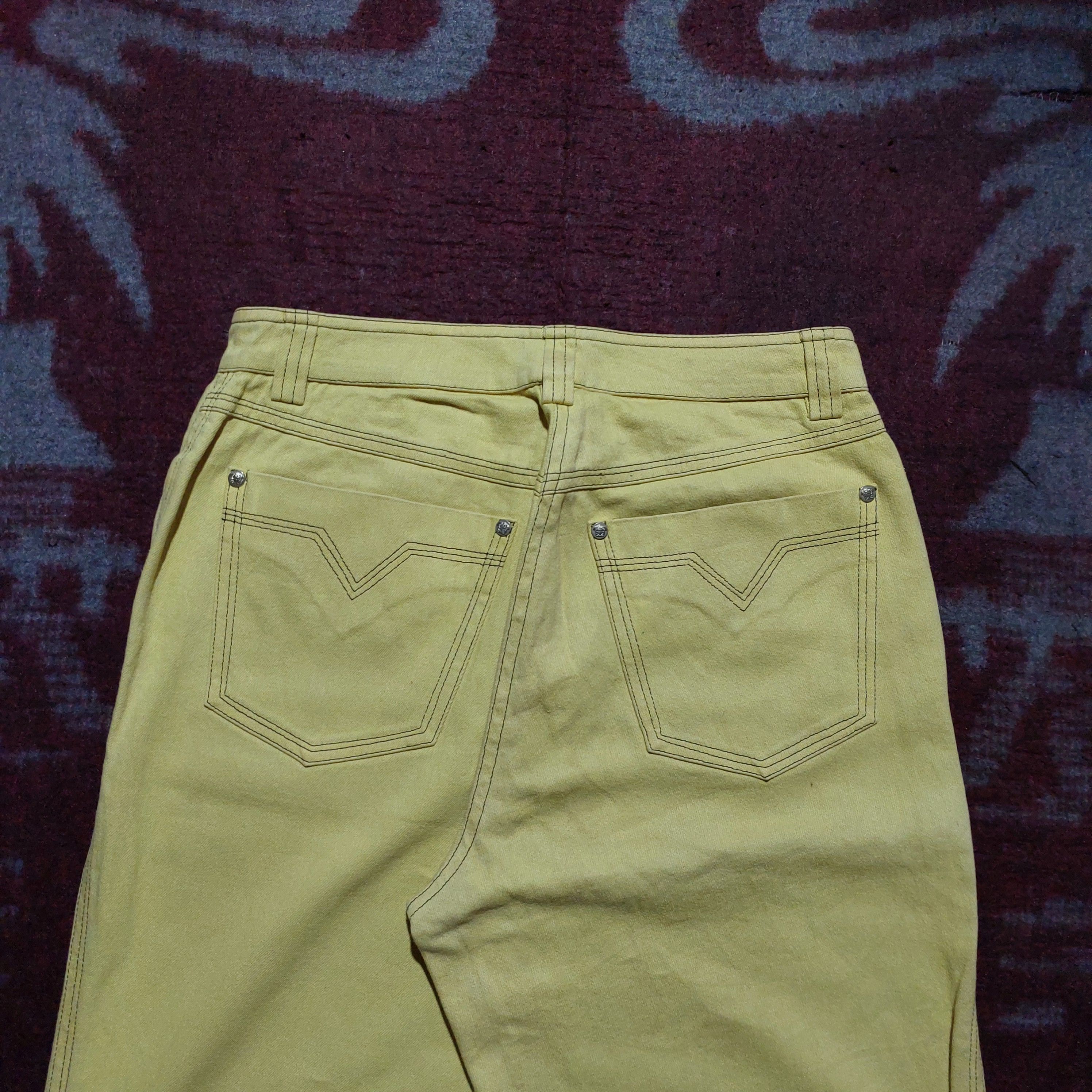 Versace vintage Gianni Versace slim fit jeans zipper on the legs Size 28" / US 6 / IT 42 - 4 Thumbnail