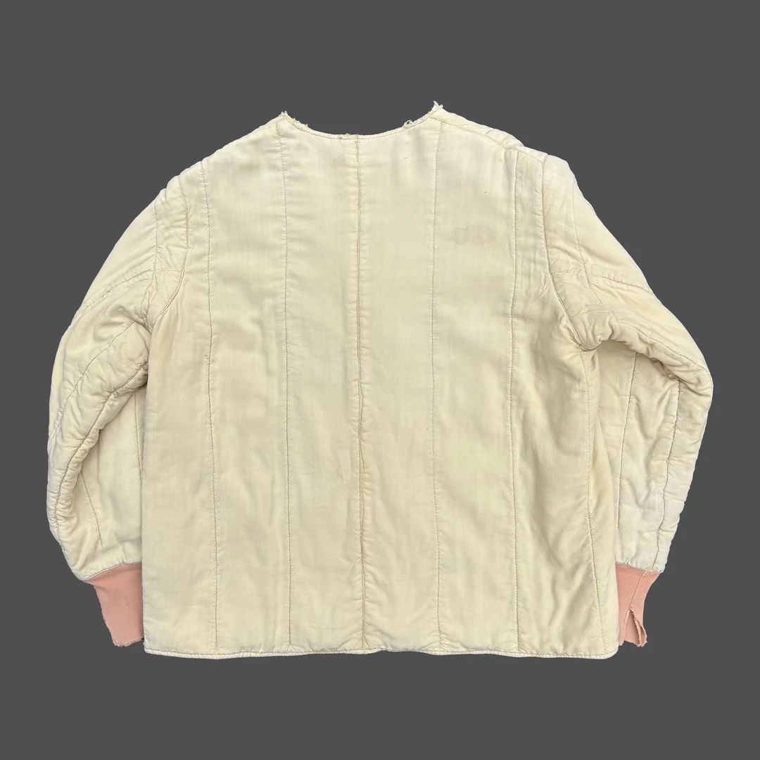 Czech Army 1960 60s Vintage Military Quilted Liner Jacket