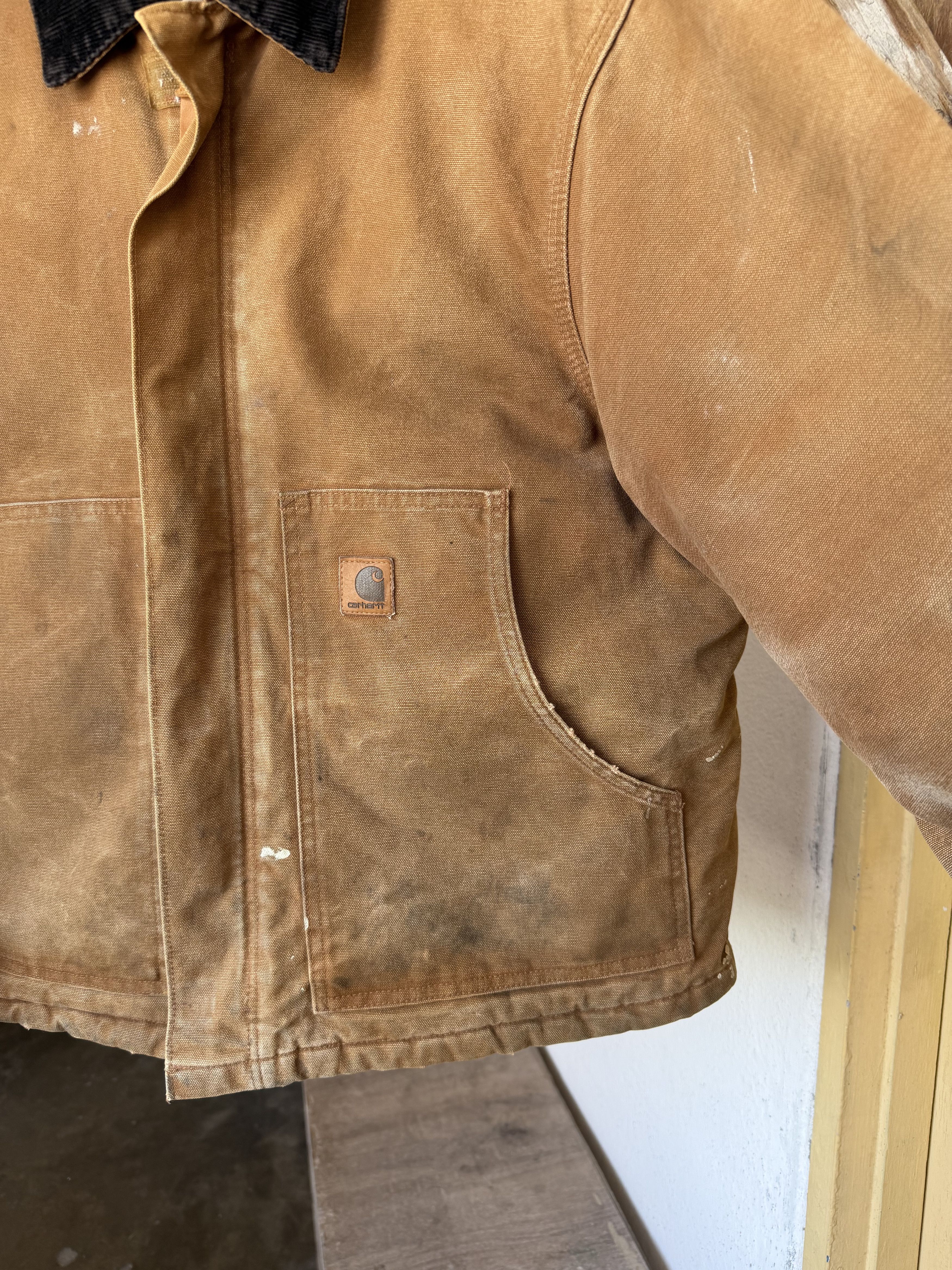 Carhartt Vintage Carhartt Distressed Detroit Zipper Jacket Size US L / EU 52-54 / 3 - 10 Thumbnail