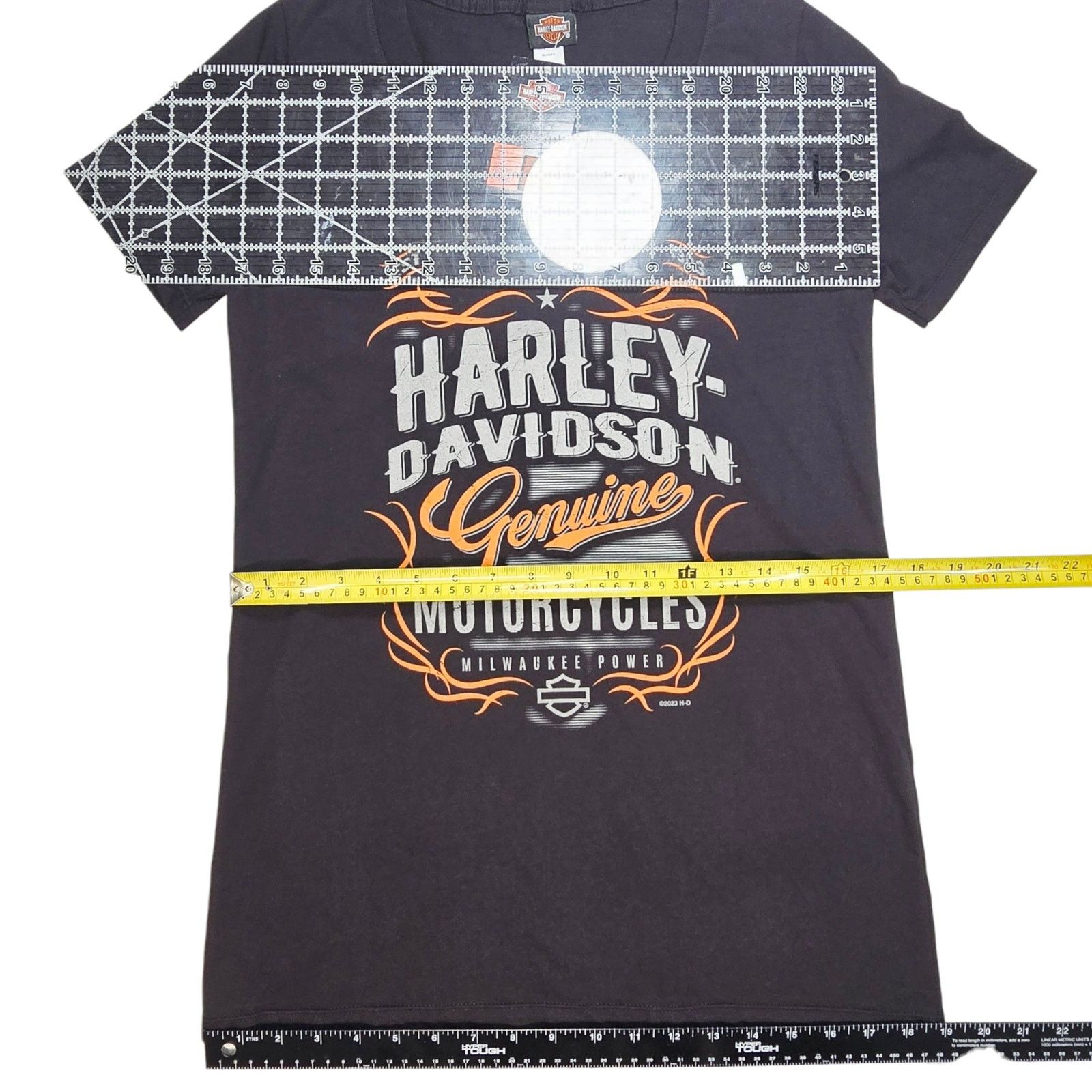 Harley Davidson Harley Davidson Womens Med Black T shirt Milwaukee Power New Size M / US 6-8 / IT 42-44 - 4 Thumbnail
