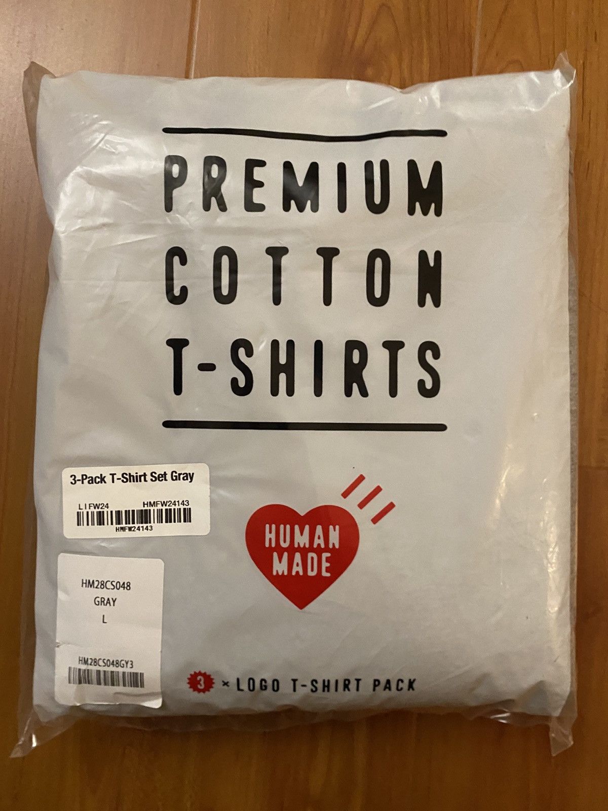 Human Made Human Made 3 Pack Gray Tees Size US L / EU 52-54 / 3 - 1 Thumbnail