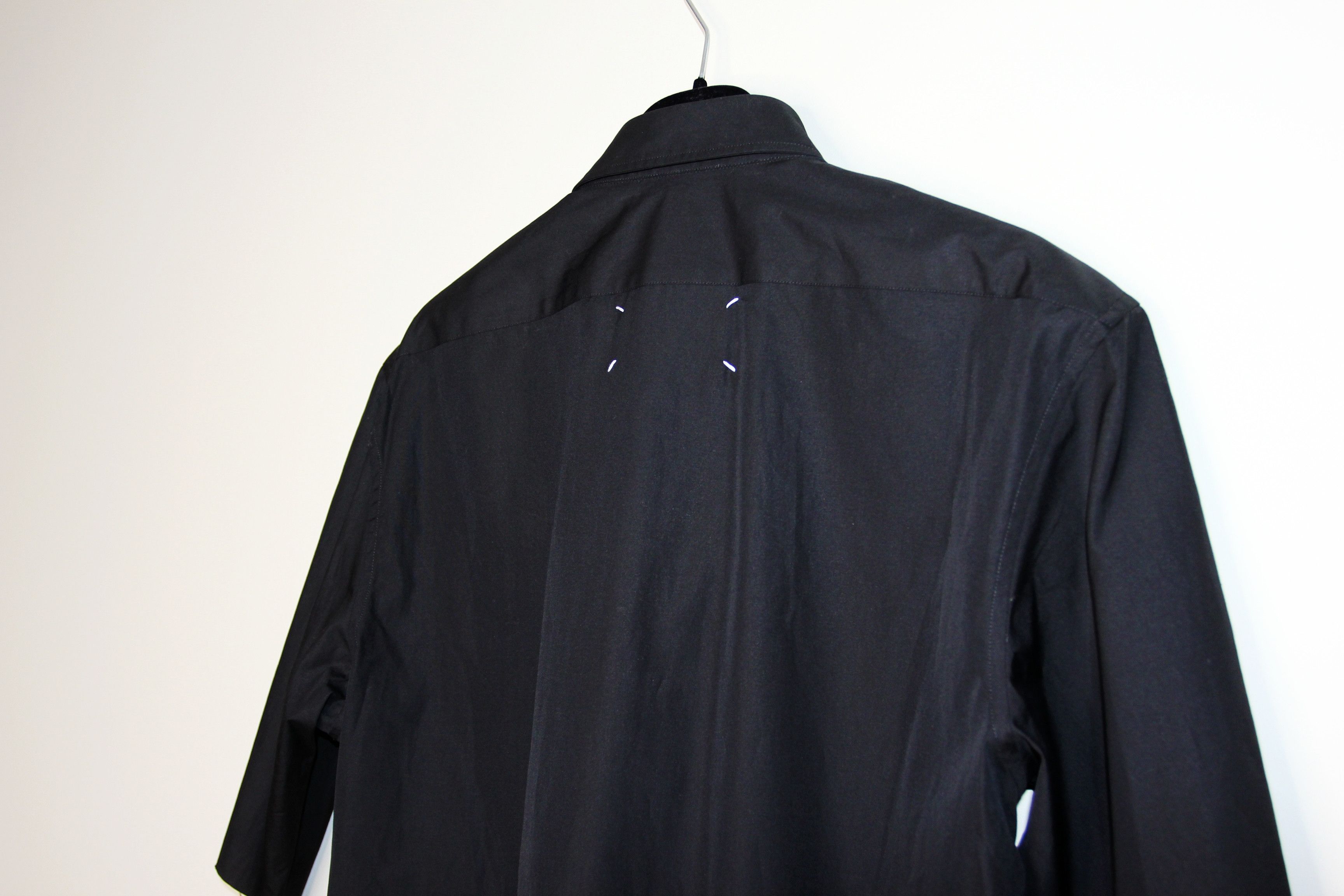 Maison Margiela BNWT AW23 MAISON MARGIELA FOUR STITCH SHORT SLEEVE SHIRT 41 Size US M / EU 48-50 / 2 - 6 Thumbnail