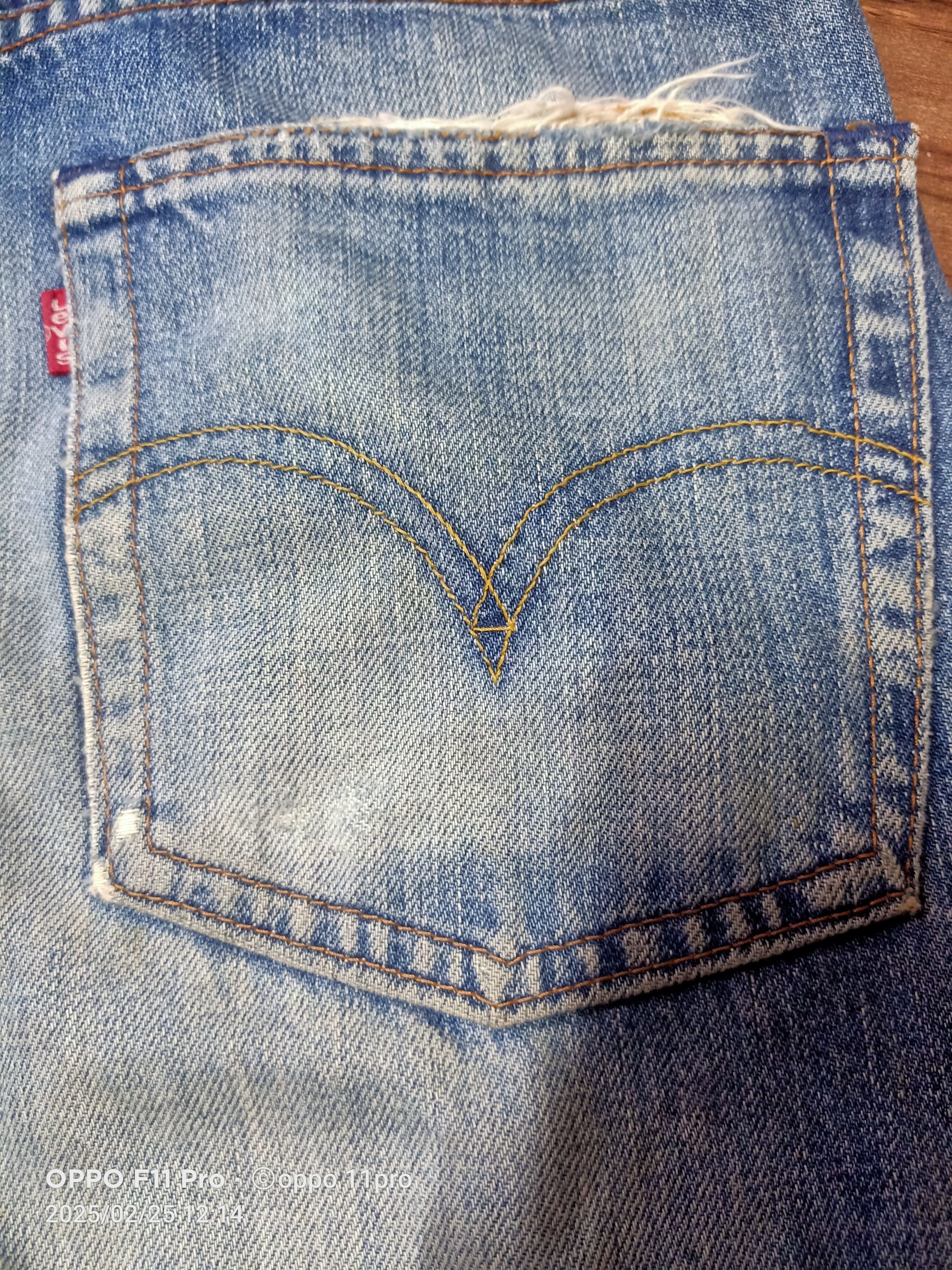 Levi's × Vintage Vintage Levis 503 Redline Flare Denim Size US 30 / EU 46 - 12 Thumbnail