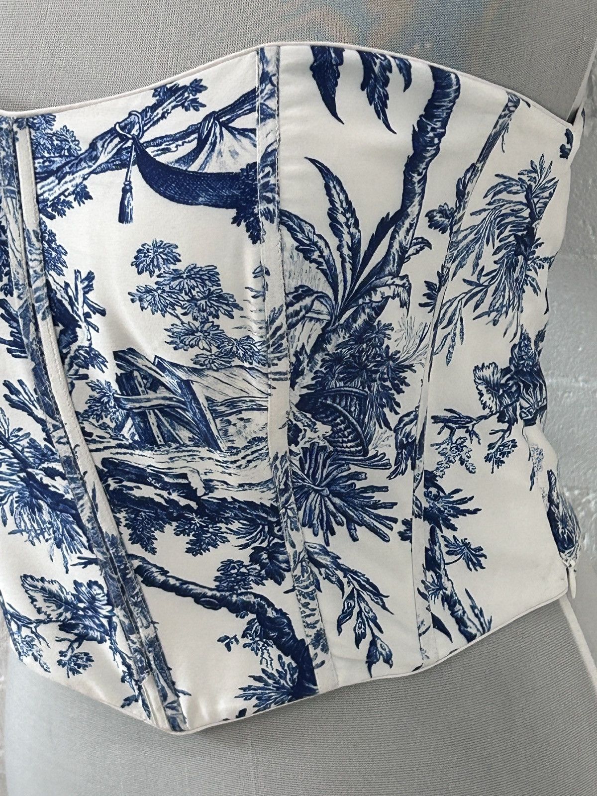 Other One-of-One Handcrafted Toile Corset Size S / US 4 / IT 40 - 5 Thumbnail