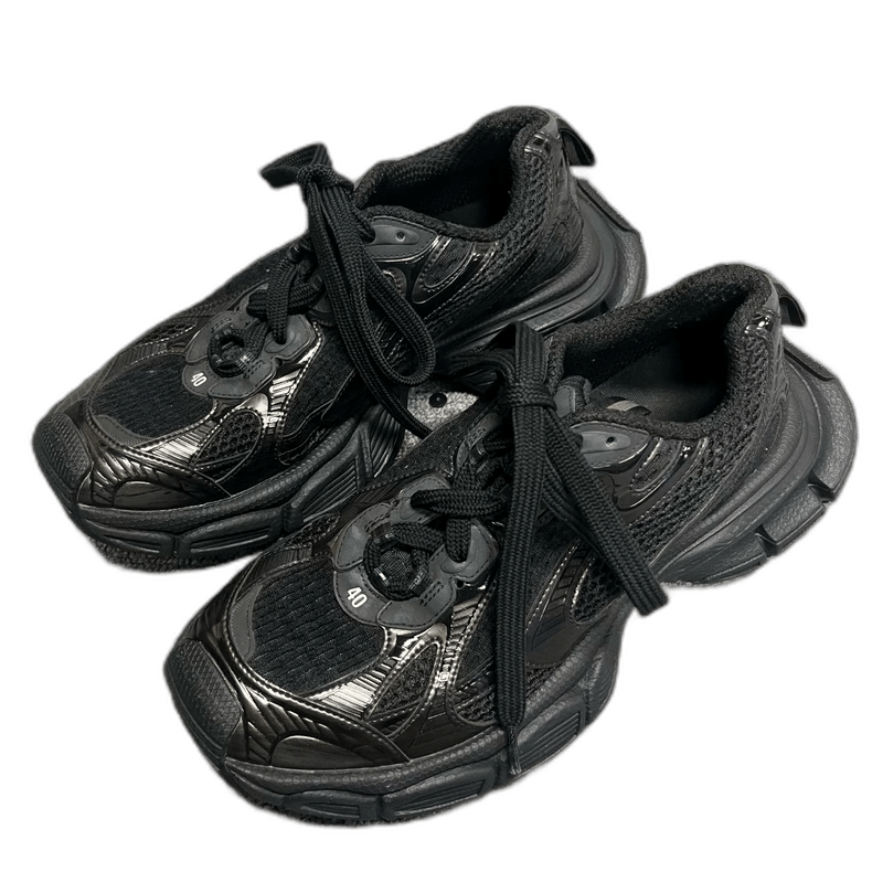 Balenciaga Balenciaga Black Low-Cut Sneakers Size 40 Size US 8 / EU 41 - 1 Thumbnail