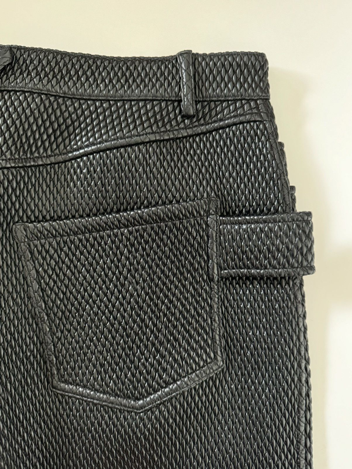 Bottega Veneta Bottega Veneta Intrecciato Leather Pants Size US 36 / EU 52 - 7 Thumbnail