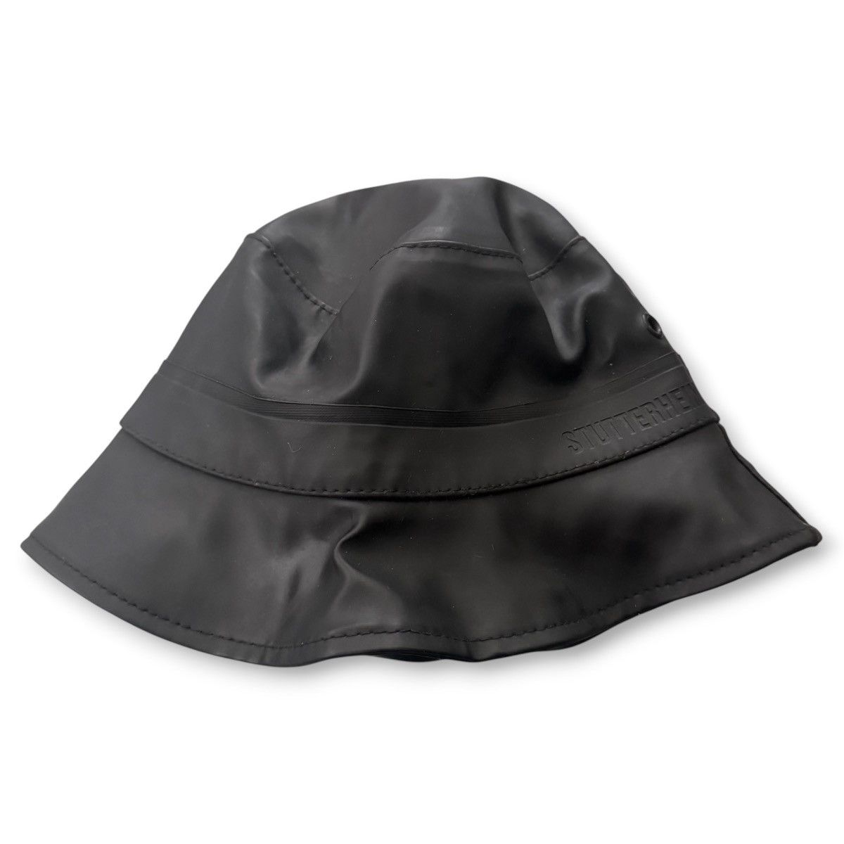 Stutterheim Stutterheim Beckholmen Bucket Hat Rain Waterproof Cap Black Size ONE SIZE - 3 Thumbnail
