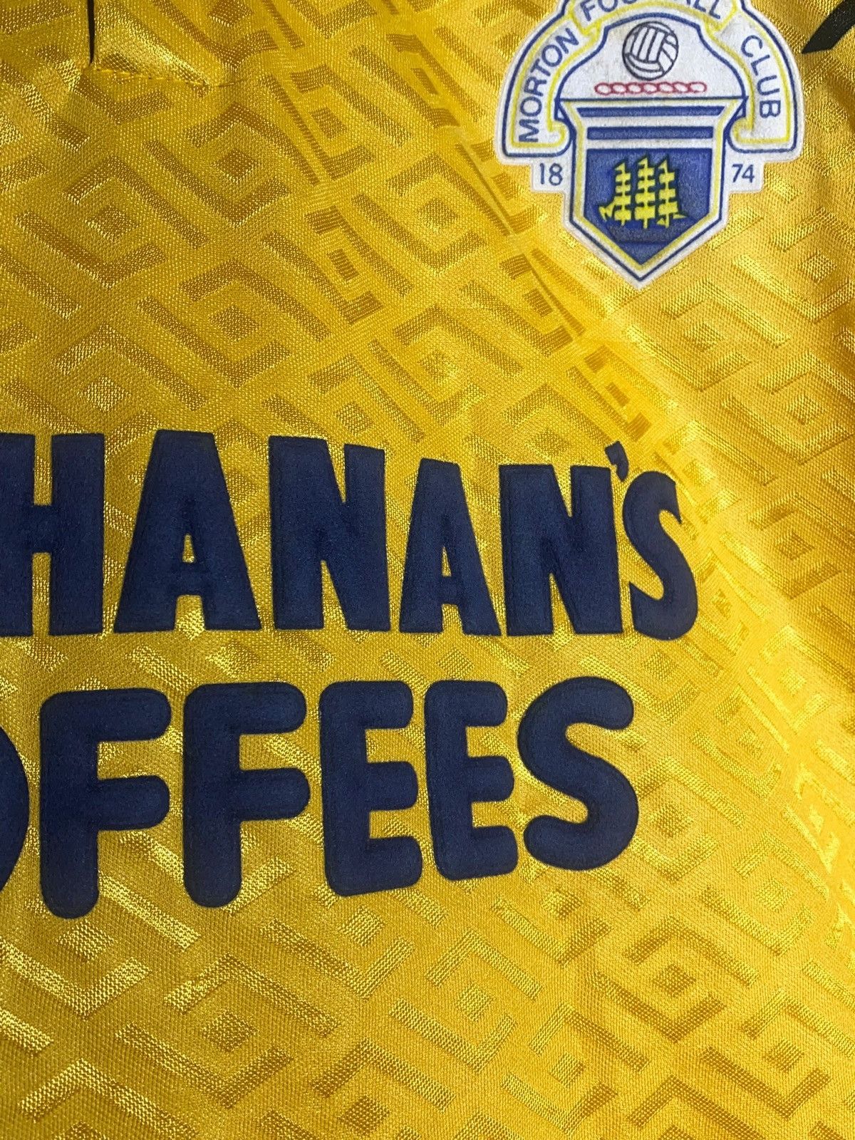 Vintage Vintage 1991-1993 Greenock Morton away football shirt Size US XXL / EU 58 / 5 - 7 Thumbnail