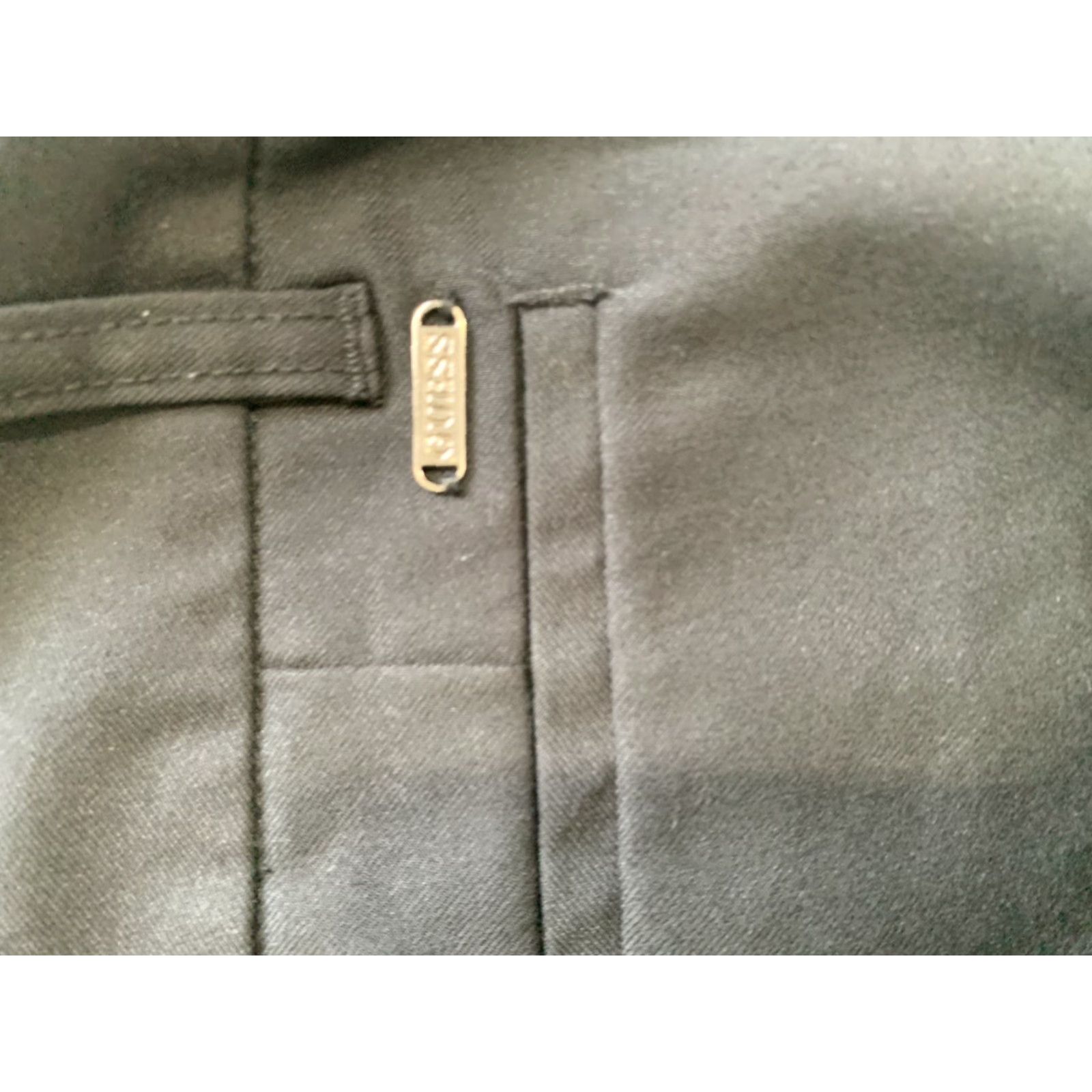 Guess GUESS Women's Pants Bootcut 28 x 30 Black Polyester Stretch Dress Pants Regular Inseam 30" XS? Size 28" / US 6 / IT 42 - 6 Thumbnail