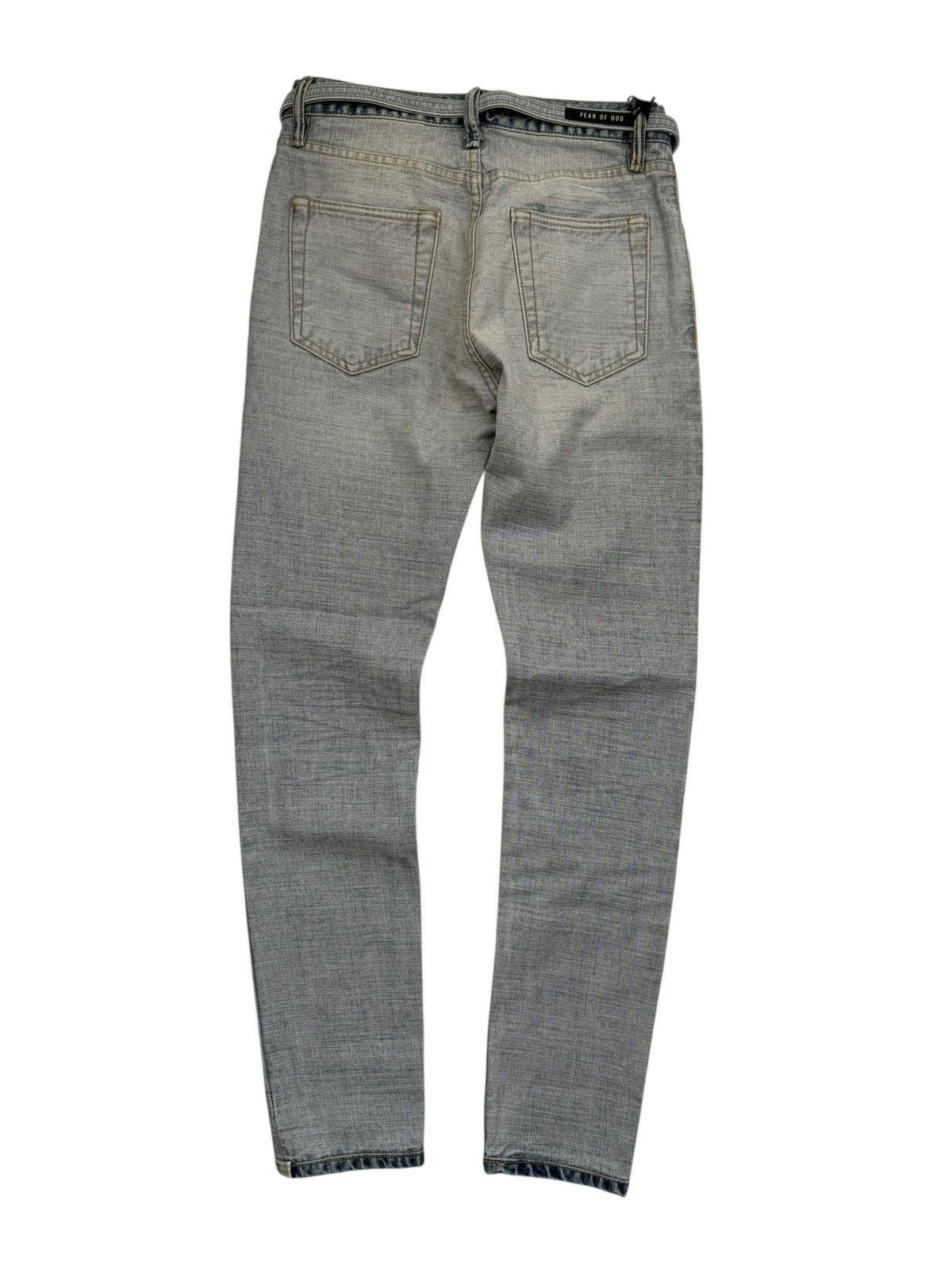 Fear of God Inside Out Belt Drawstring Denim Size US 28 / EU 44 - 2 Thumbnail