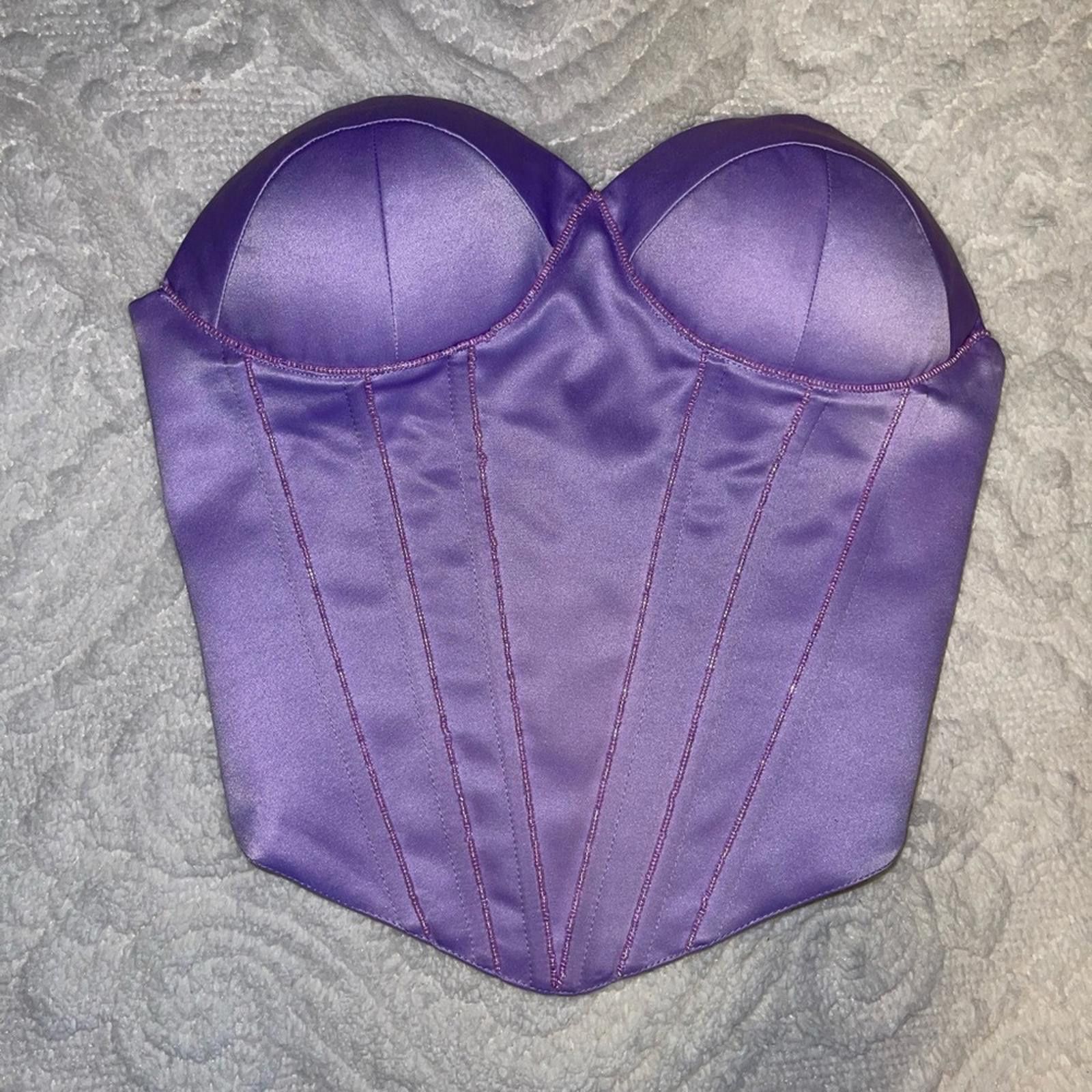 Other Custom made purple skirt and top Size 28" / US 6 / IT 42 - 2 Thumbnail
