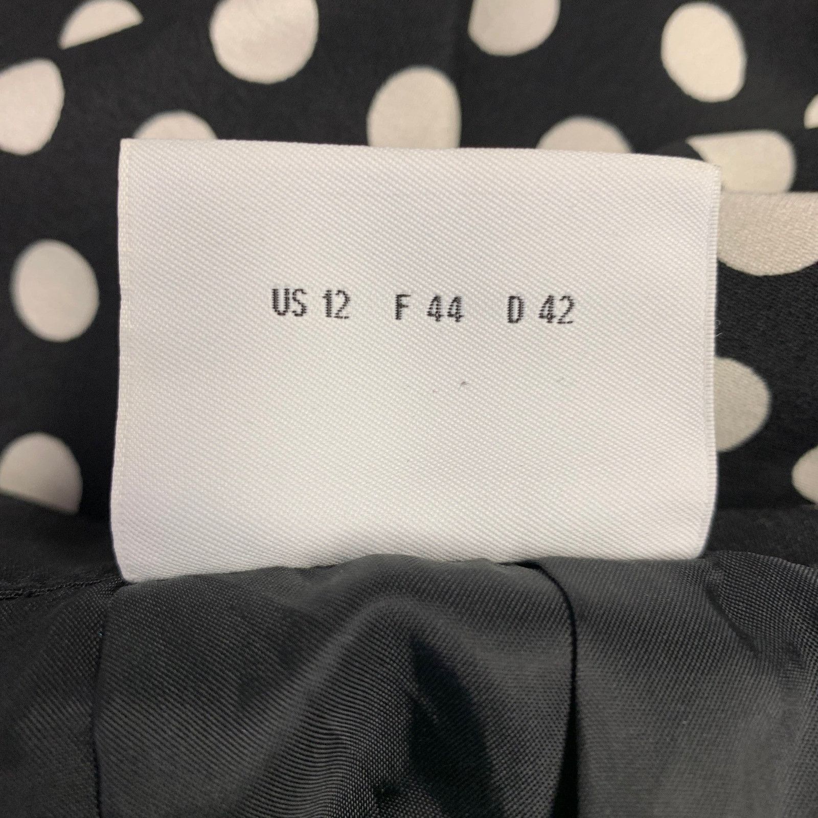 Akris AKRIS Size 12 Black White Polka Dot Short Skirt Size 34" / US 12 / IT 48 - 4 Thumbnail