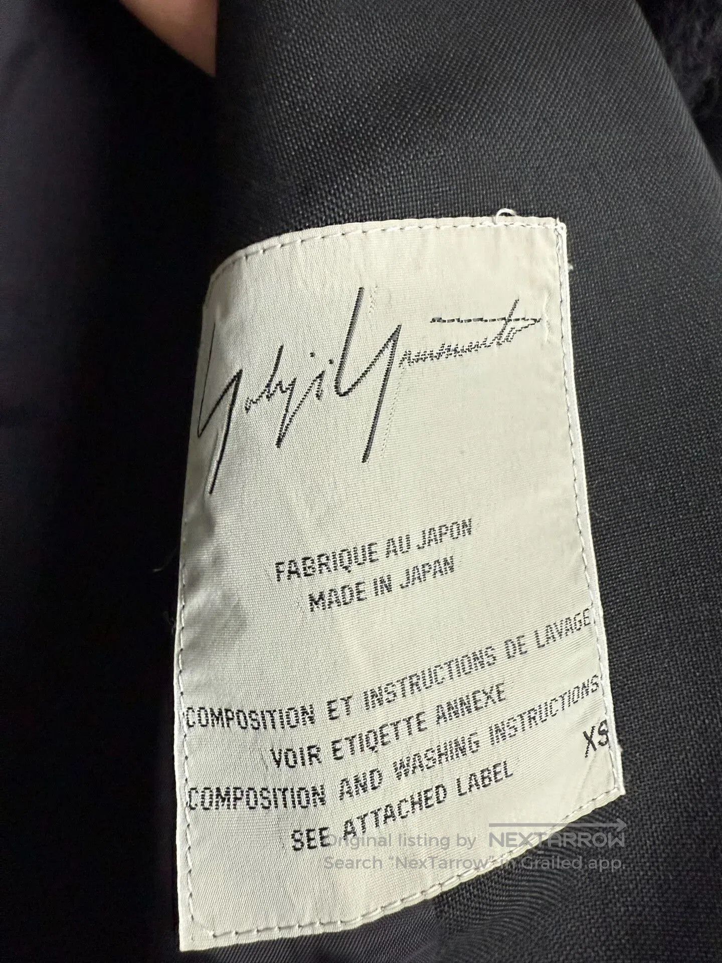 Yohji Yamamoto yohji yamamoto deconstructed wool suit jacket. Size US XS / EU 42 / 0 - 8 Thumbnail