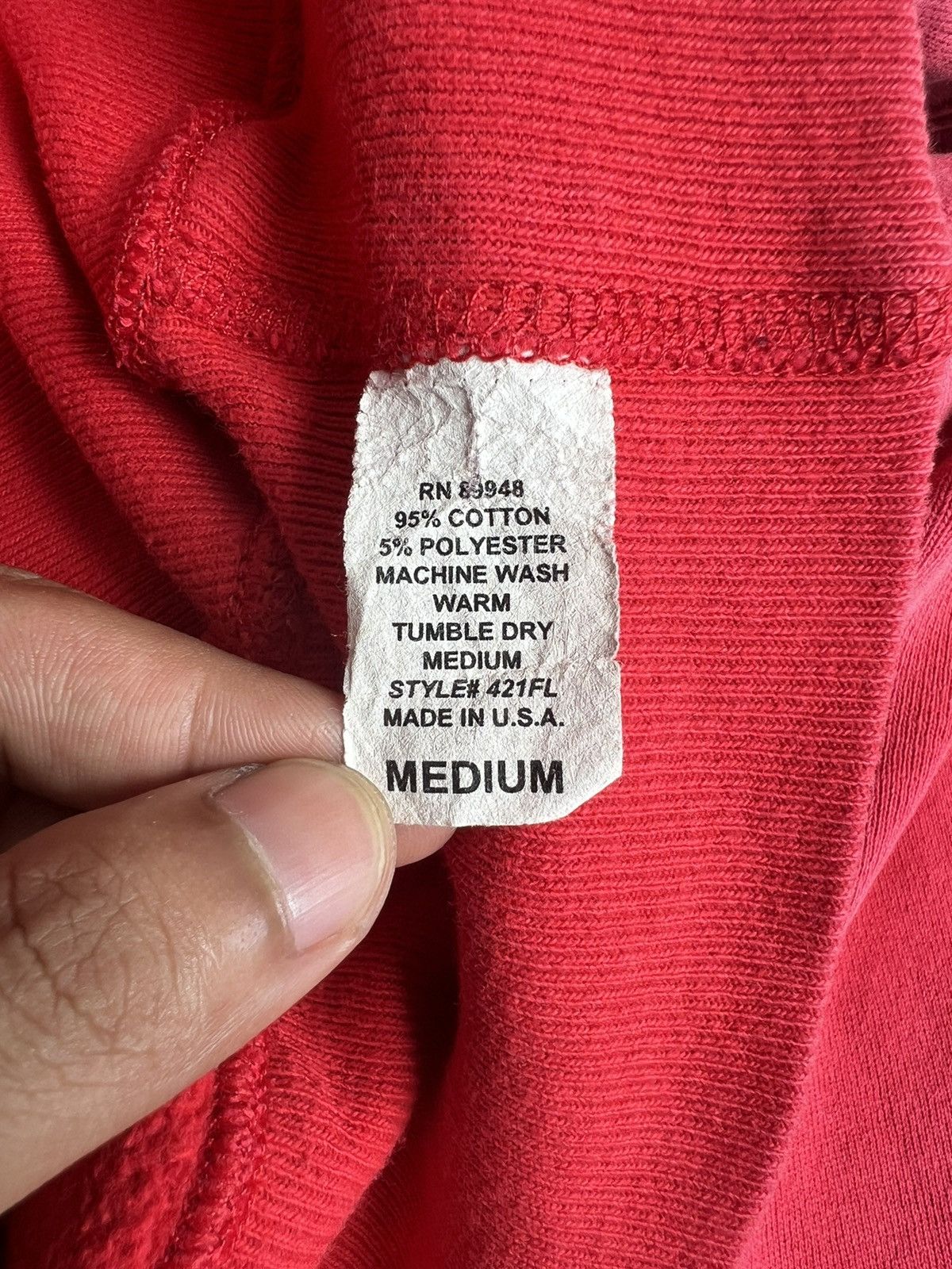 Supreme AW1997 Supreme Reverse Weave Distressed Hoodie Sweater Size US L / EU 52-54 / 3 - 12 Thumbnail