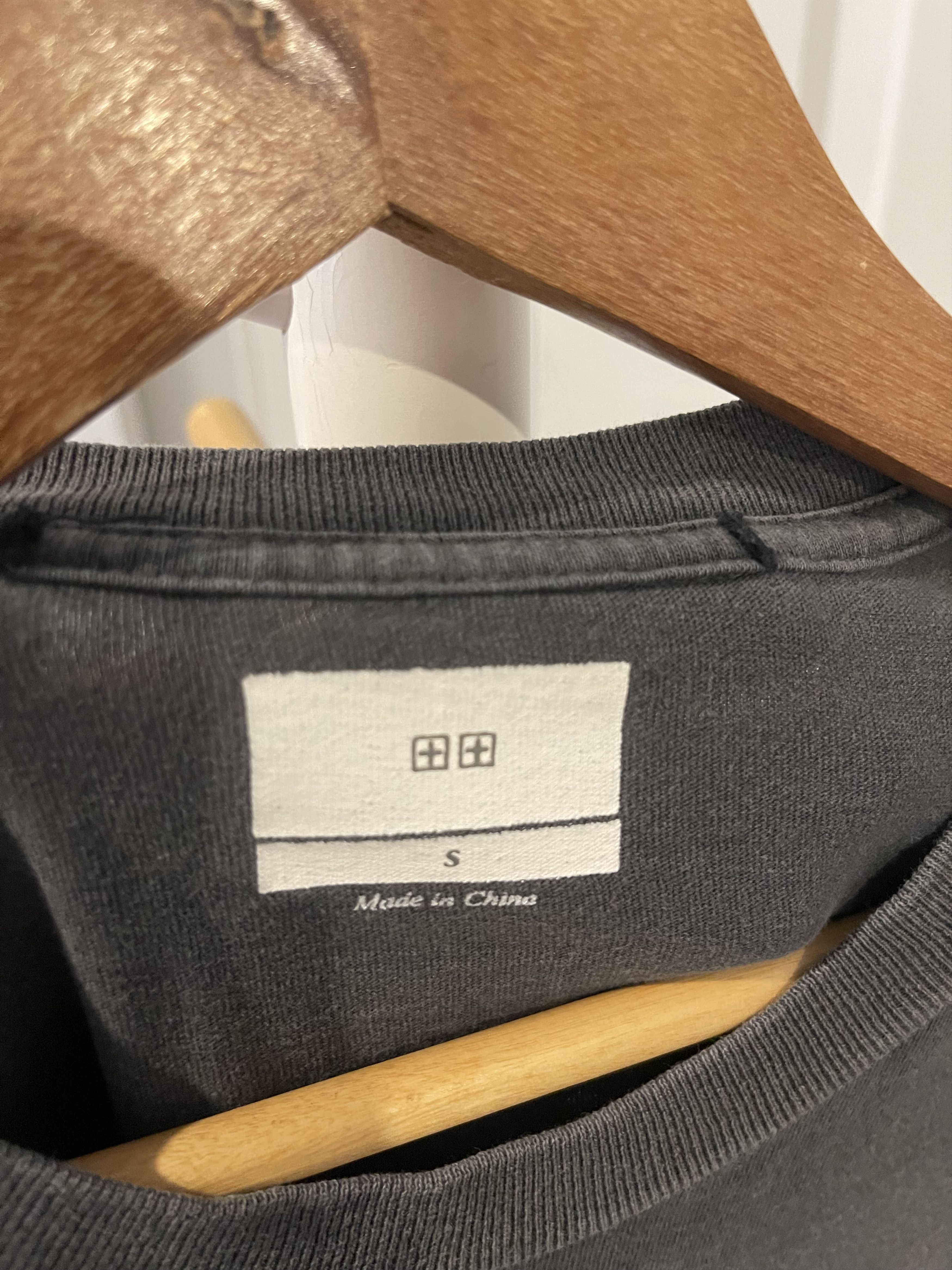 Ksubi Ksubi plain T-shirt in washed charcoal/grey Size US S / EU 44-46 / 1 - 3 Thumbnail