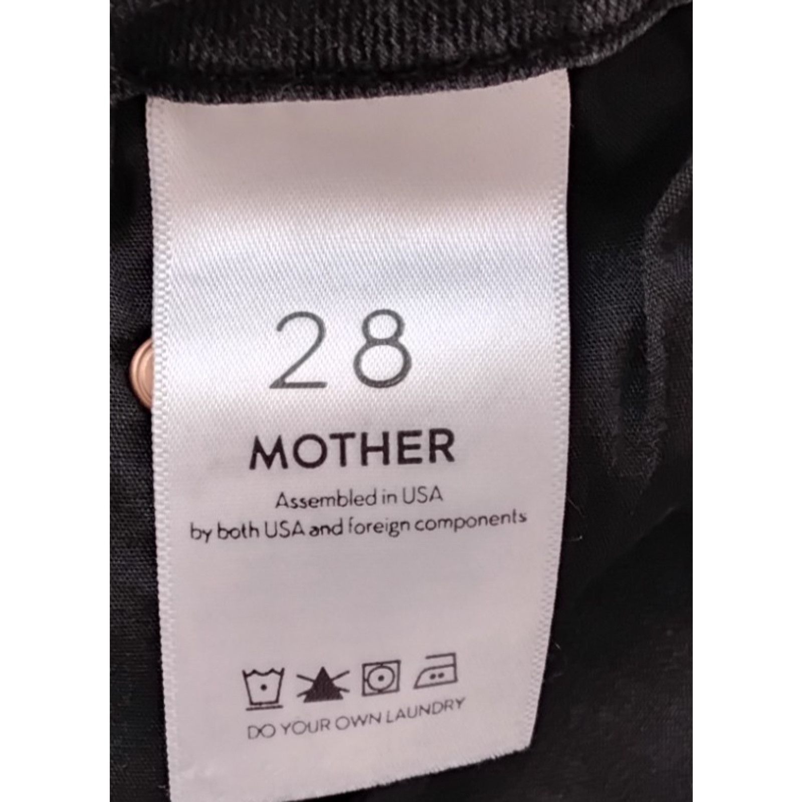 MOTHER Mother High Waist Looker Jean Women's 28 Gray Leopard Print Size 28" / US 6 / IT 42 - 7 Thumbnail