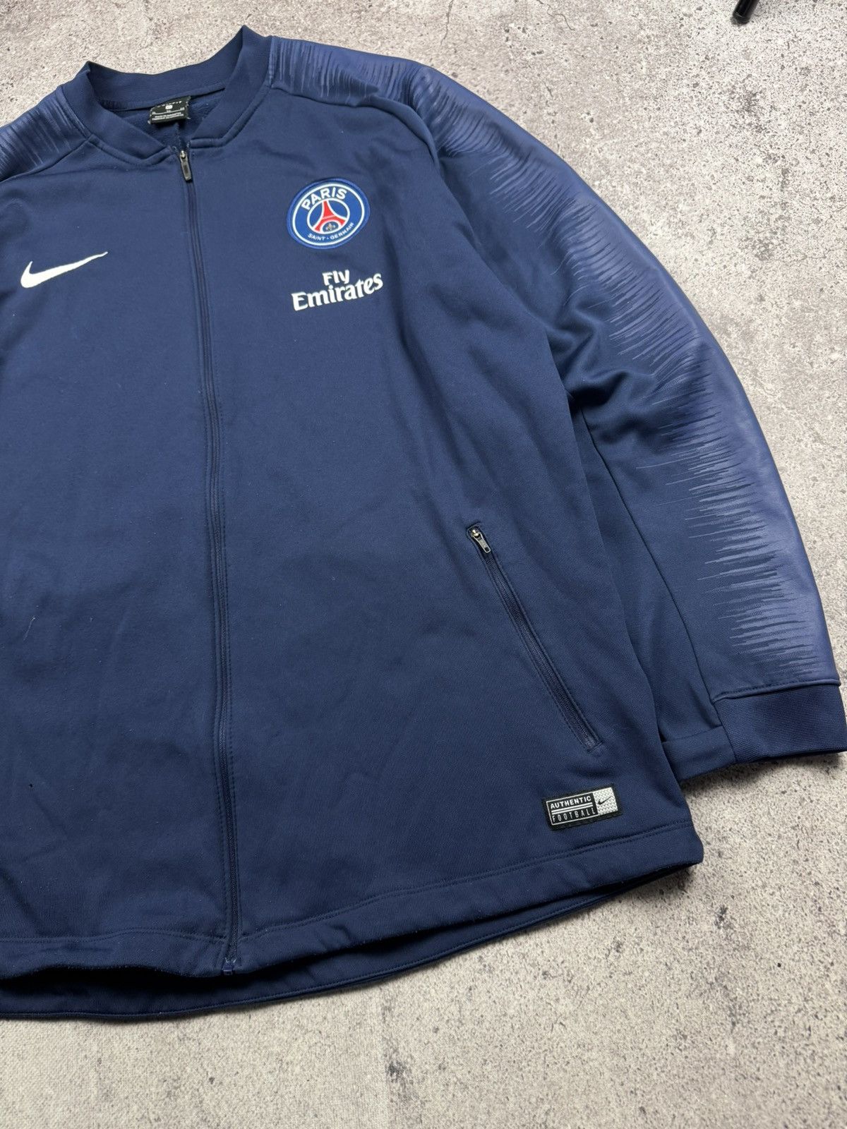 Nike NIKE x PSG VINTAGE Y2K DRIL ZIP HOODIE SOCCER JERSEY JAPAN Size US XL / EU 56 / 4 - 2 Thumbnail