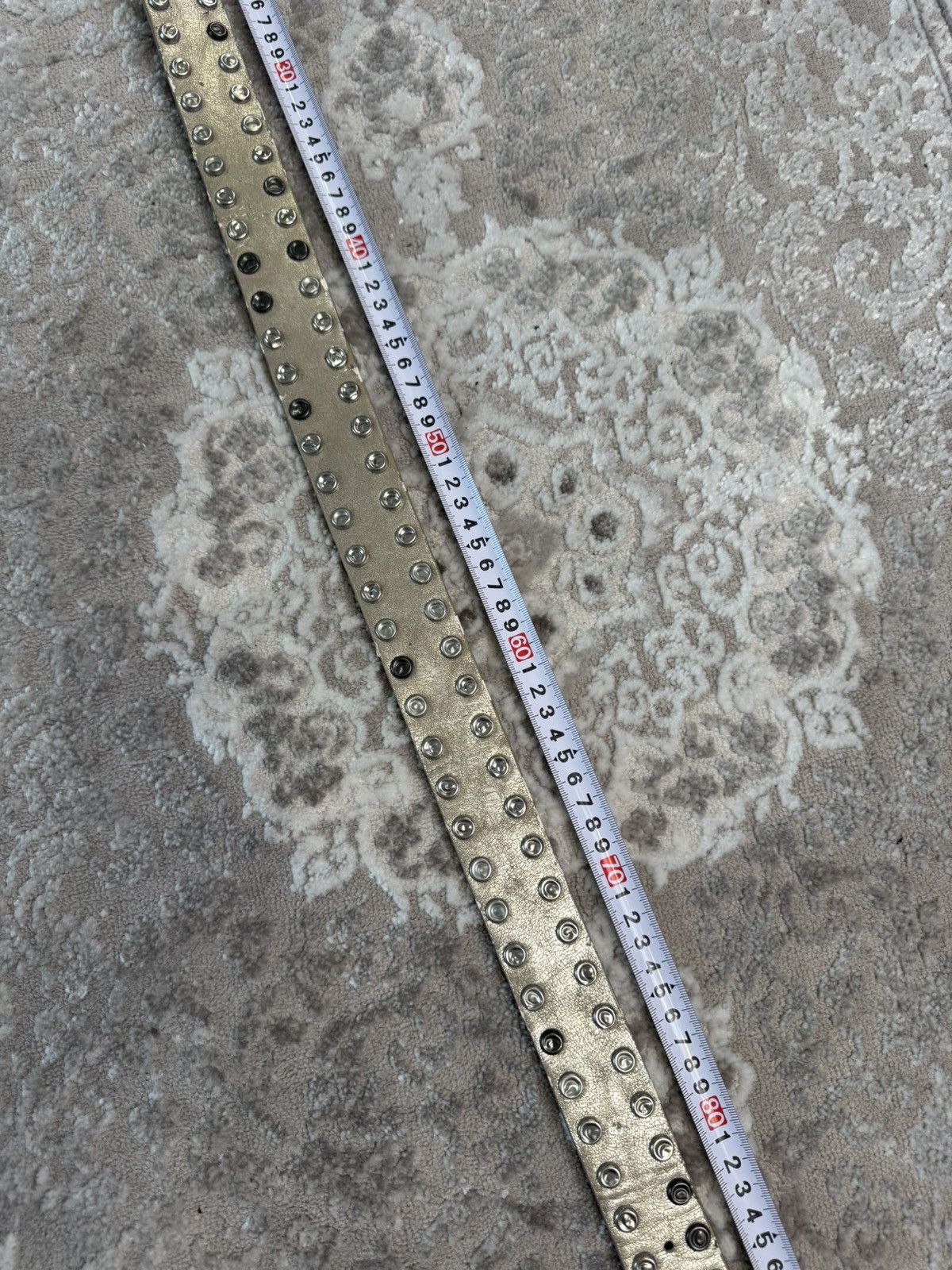 Japanese Brand 00ʼS NUMBER NINE STYLE JAPAN LEATHER Y2K BELT ARCHIVE BLACK Size ONE SIZE - 4 Thumbnail