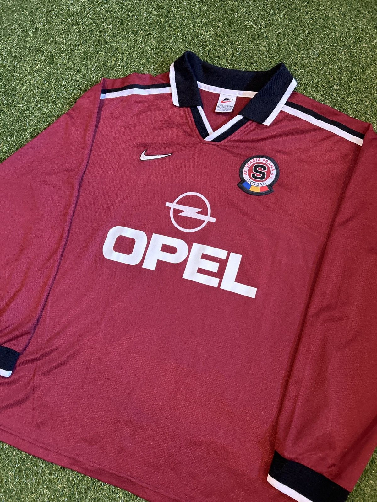 Vintage 97/98 AC Sparta Praha Home Shirt Size US XL / EU 56 / 4 - 3 Thumbnail
