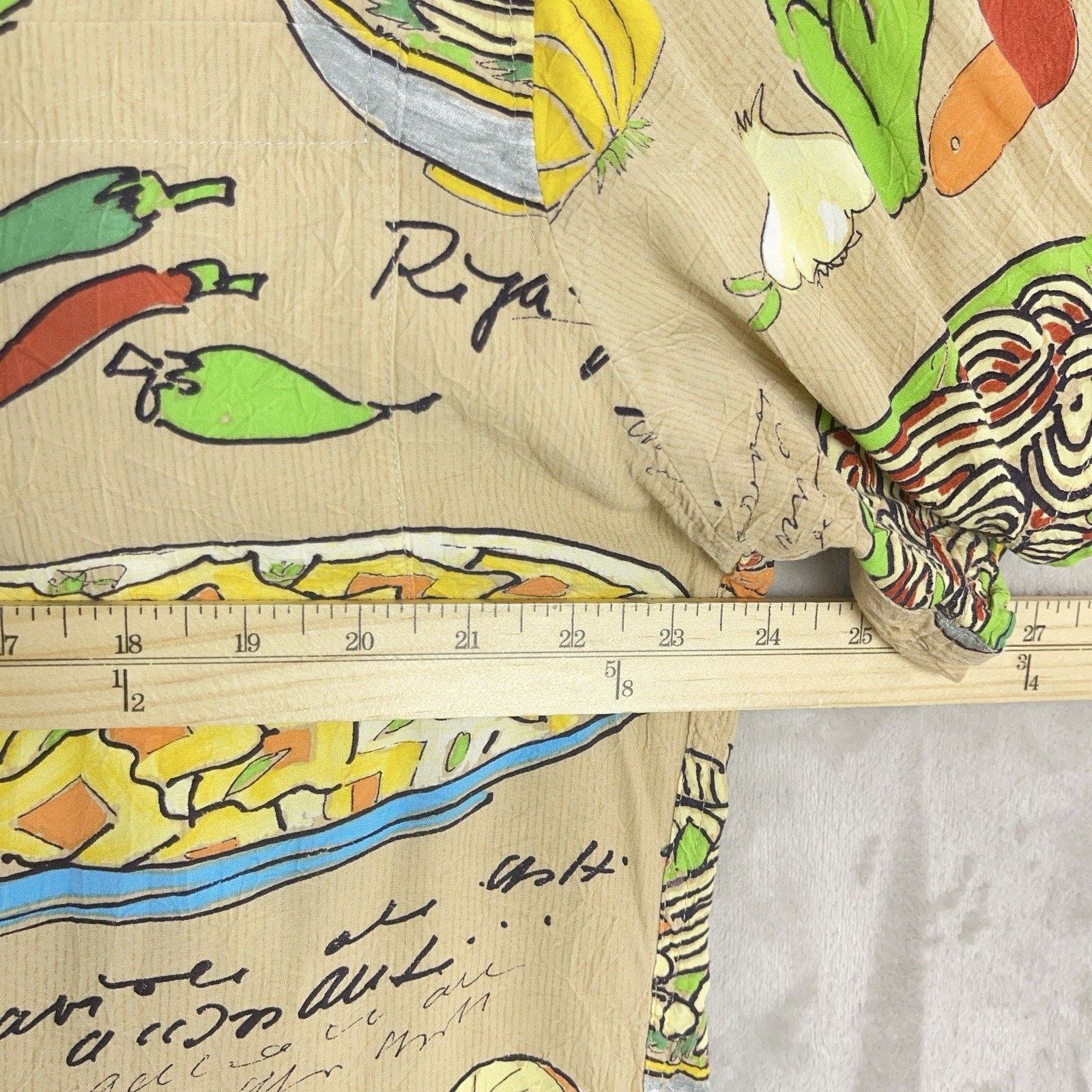 Jams World FoodArt by Jams World Shirt Italian Pasta Rare 90s *flaws* Size US XL / EU 56 / 4 - 8 Thumbnail