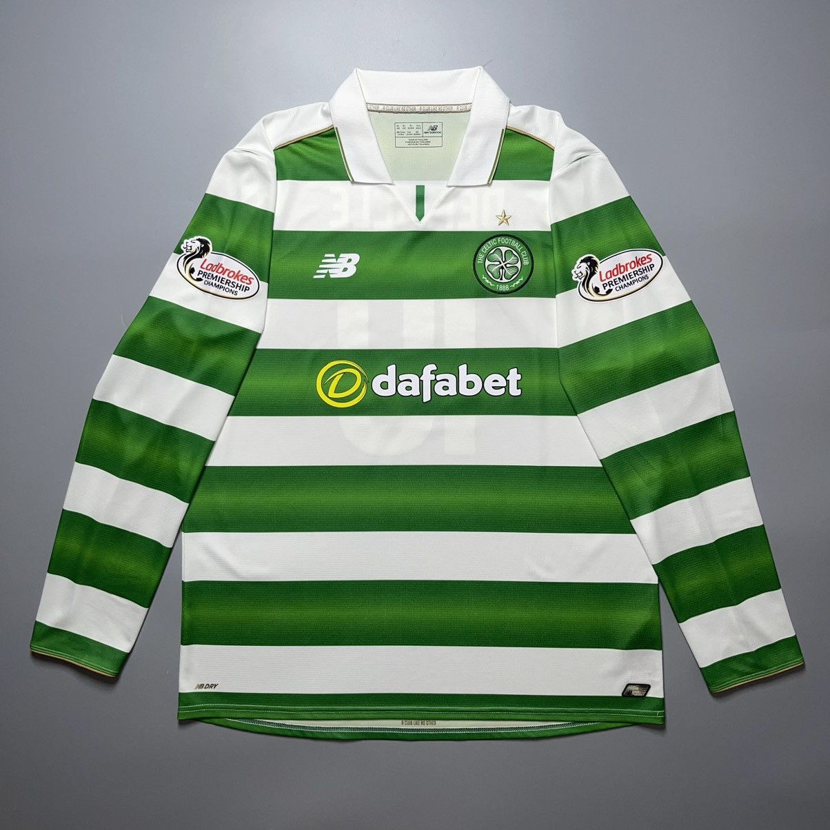New Balance CELTIC NEW BALANCE 2016/2017 SOCCER HOME JERSEY #10 DEMBELE Size US XL / EU 56 / 4 - 2 Thumbnail