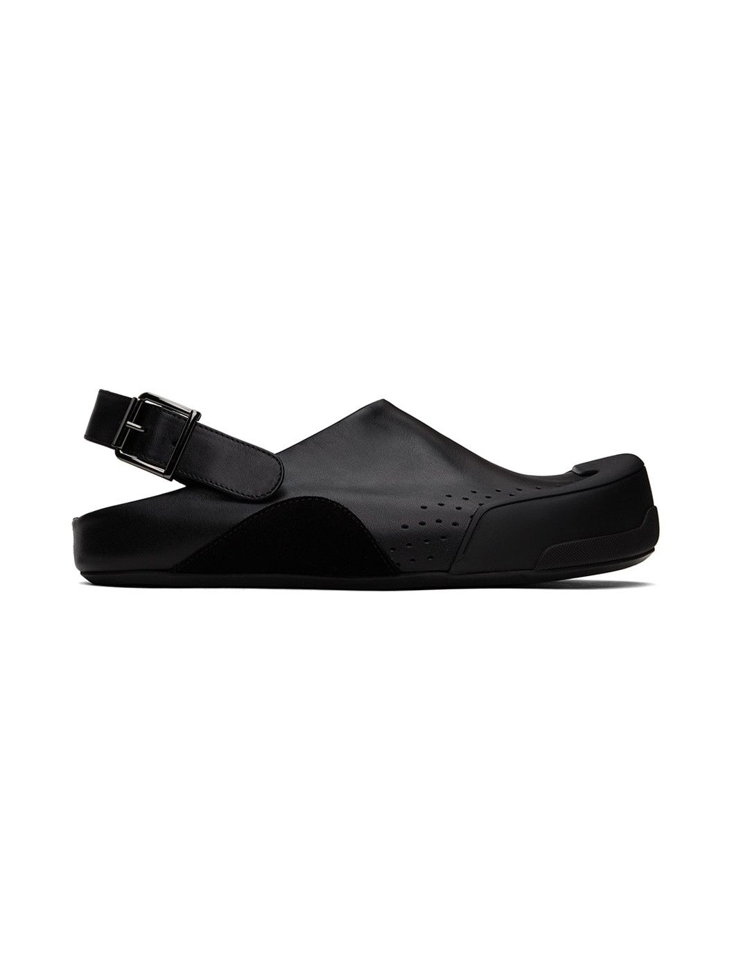 Marni o1w1db10125 Fussbett Sabot Sandals in Black Size US 9 / EU 42 - 2 Thumbnail