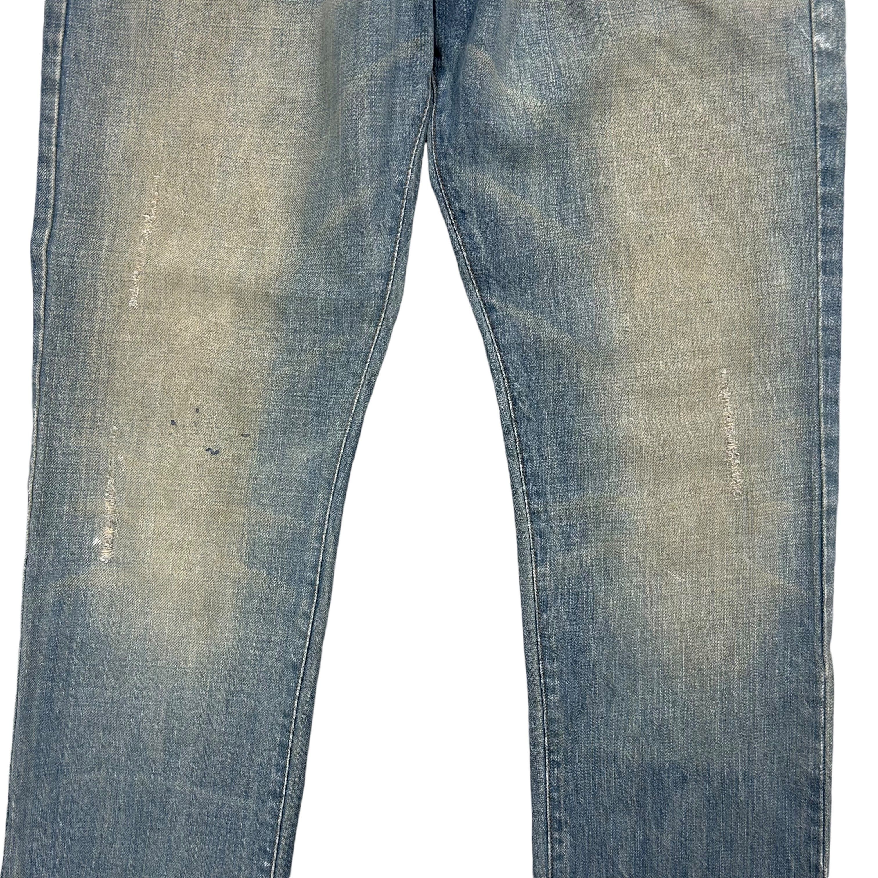 Diesel Diesel Myguy Boyfriend Blue Denim Jeans Straight W29L32 Size 29" - 9 Thumbnail