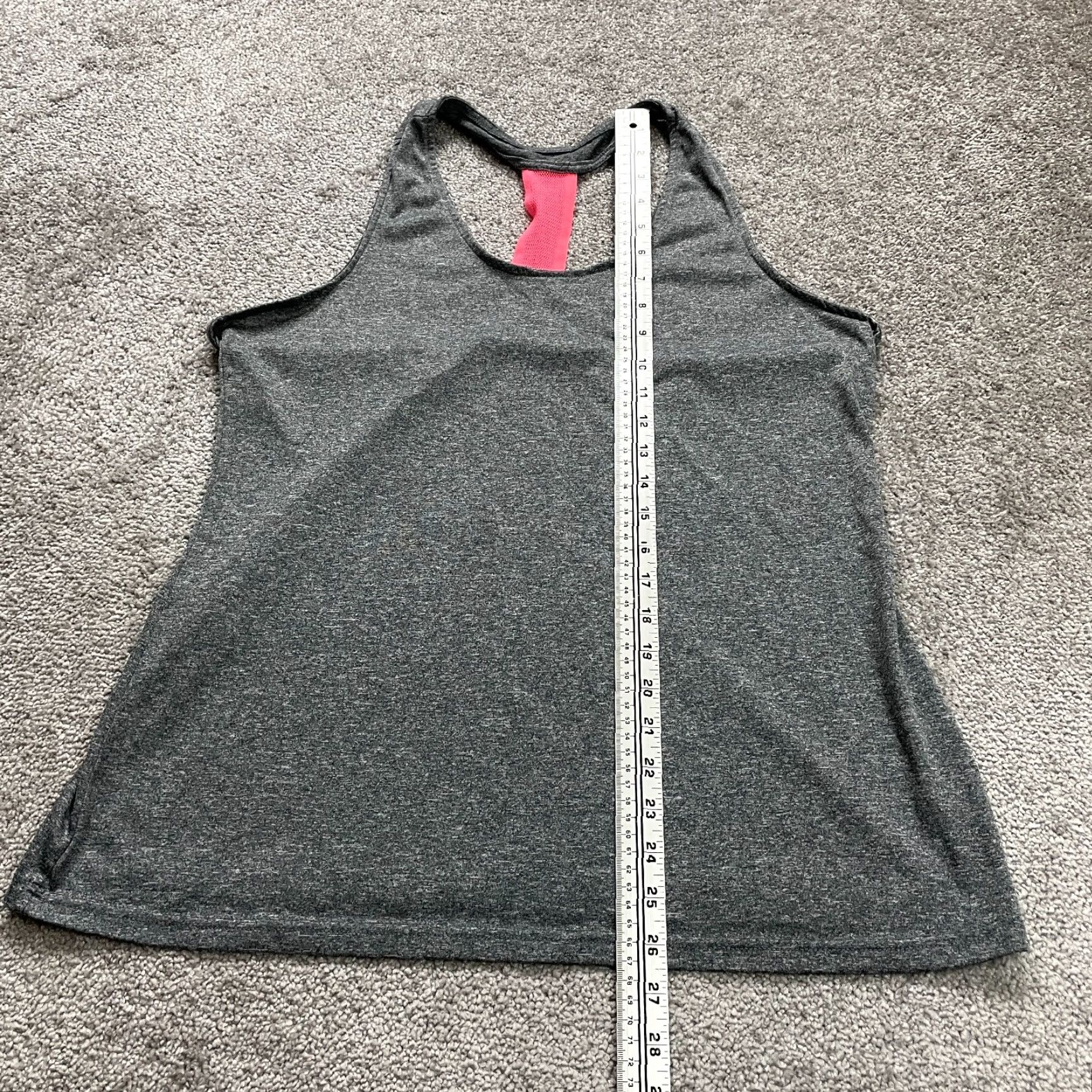 Vintage Just Be Sport Tank Top Womens L Gray Racerback Halter Stretch ActiveRunning Size L / US 10 / IT 46 - 6 Thumbnail