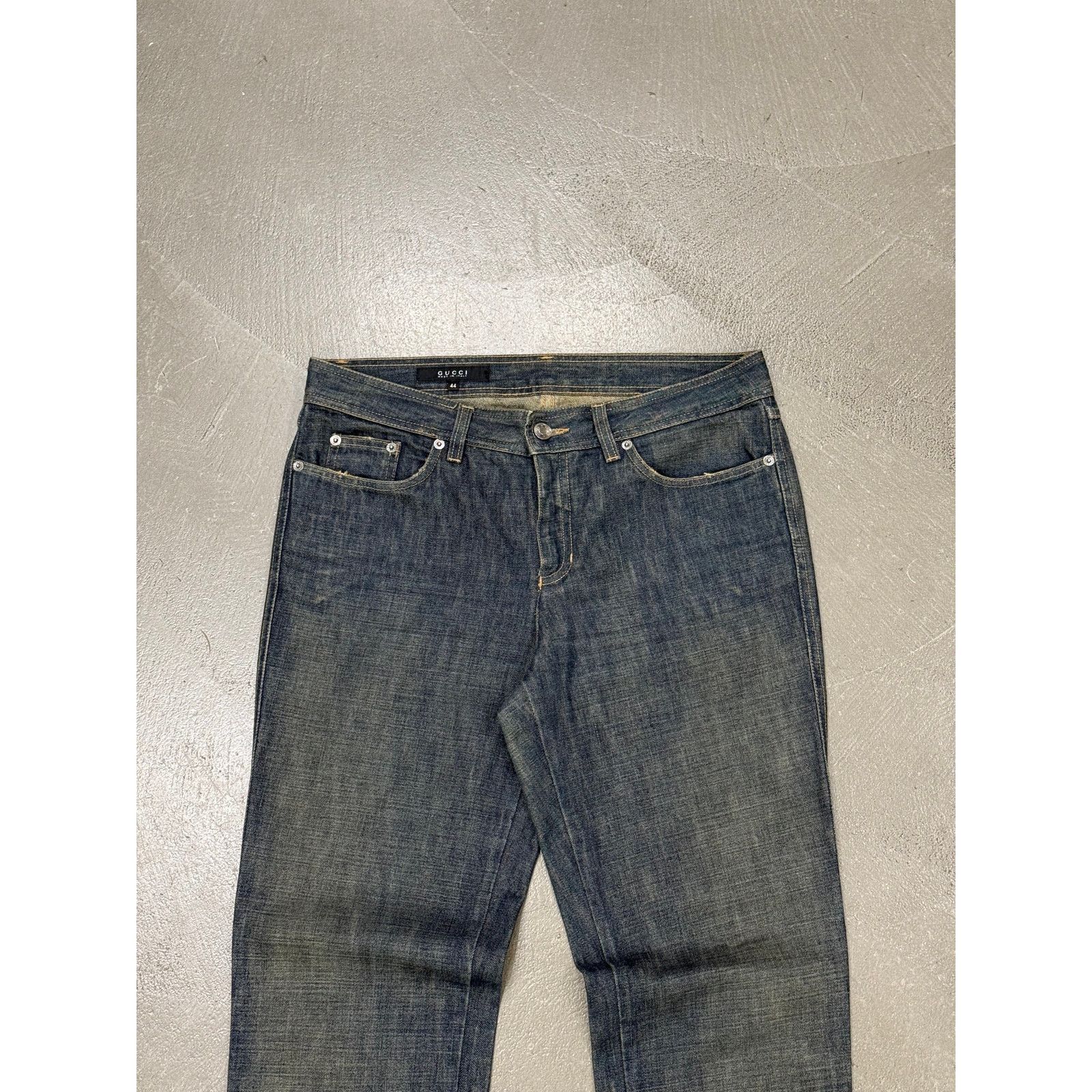 Gucci 2000s Gucci by Tom Ford embroidered logo jeans Size 30" / US 8 / IT 44 - 2 Thumbnail