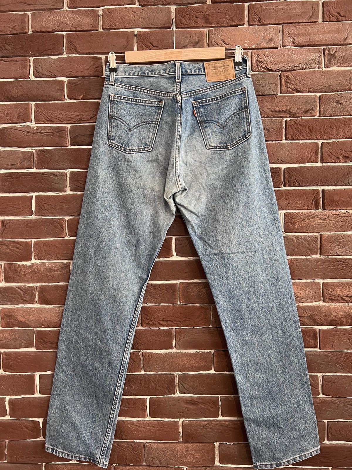 Levi's 1996 Vintage 90s Levis Orange Tab 615 Denim Washed Blue Size US 32 / EU 48 - 1 Thumbnail