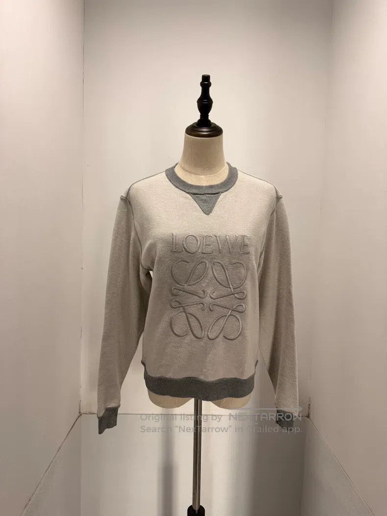 Loewe Loewe Embroidered Big Logo Reversible Sweatshirt Size XS / US 0-2 / IT 36-38 - 1 Thumbnail