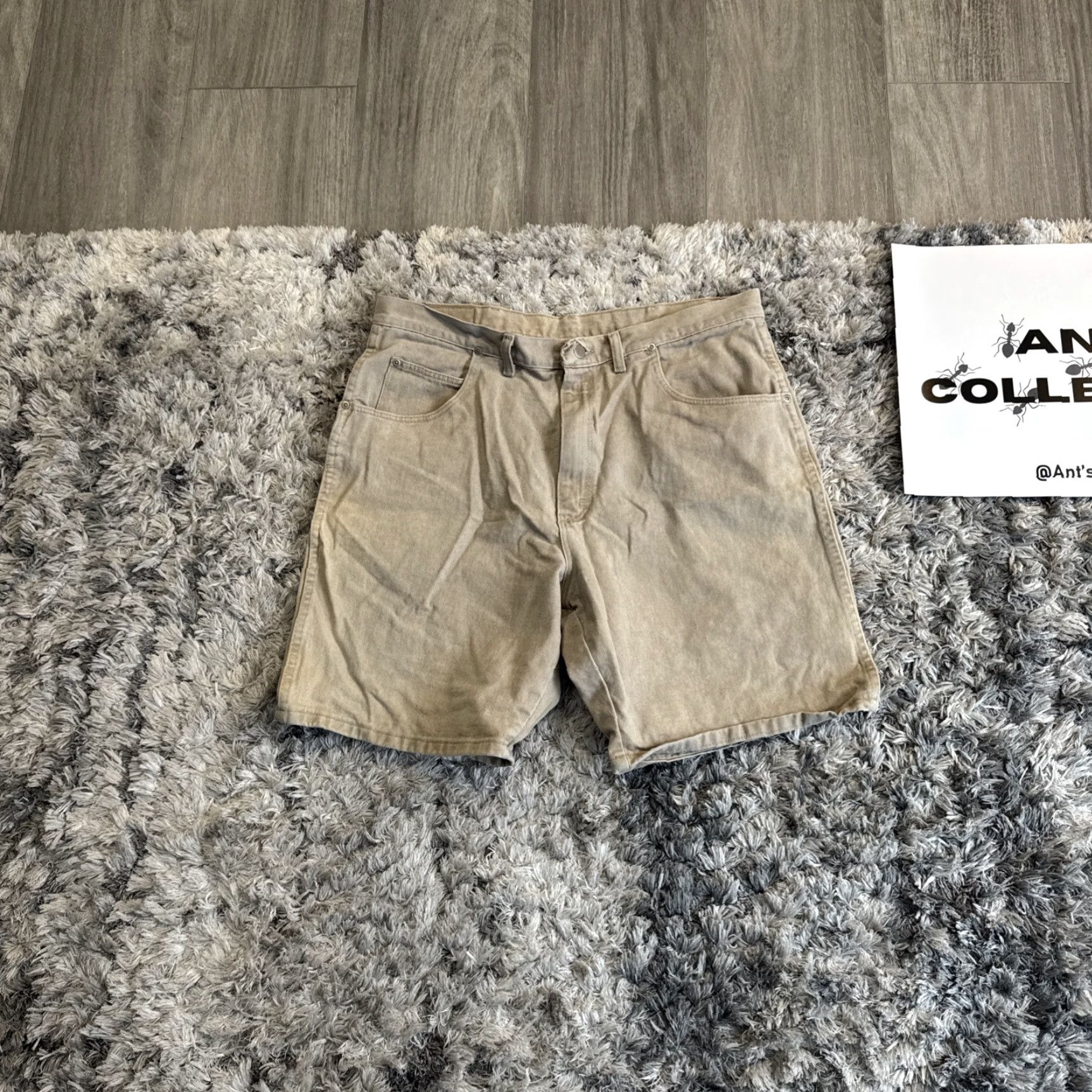 Wrangler VINTAGE Wrangler Denim Shorts 90s Silver Edition Men’s Size 38 Cargo Blue Denim Men Regular 38 Mens Size US 38 / EU 54 - 5 Thumbnail
