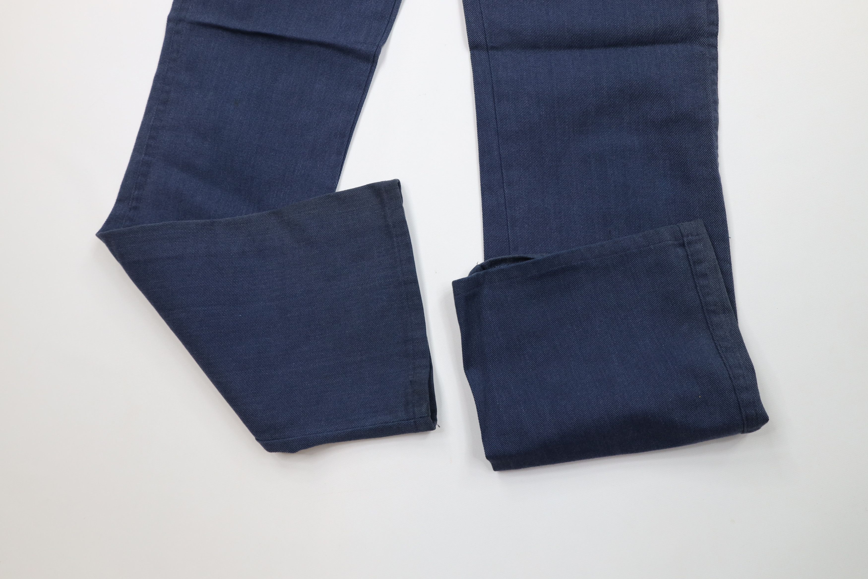 Vintage Vintage 70s Streetwear Flared Wide Leg Denim Jeans Blue USA Size US 28 / EU 44 - 5 Thumbnail
