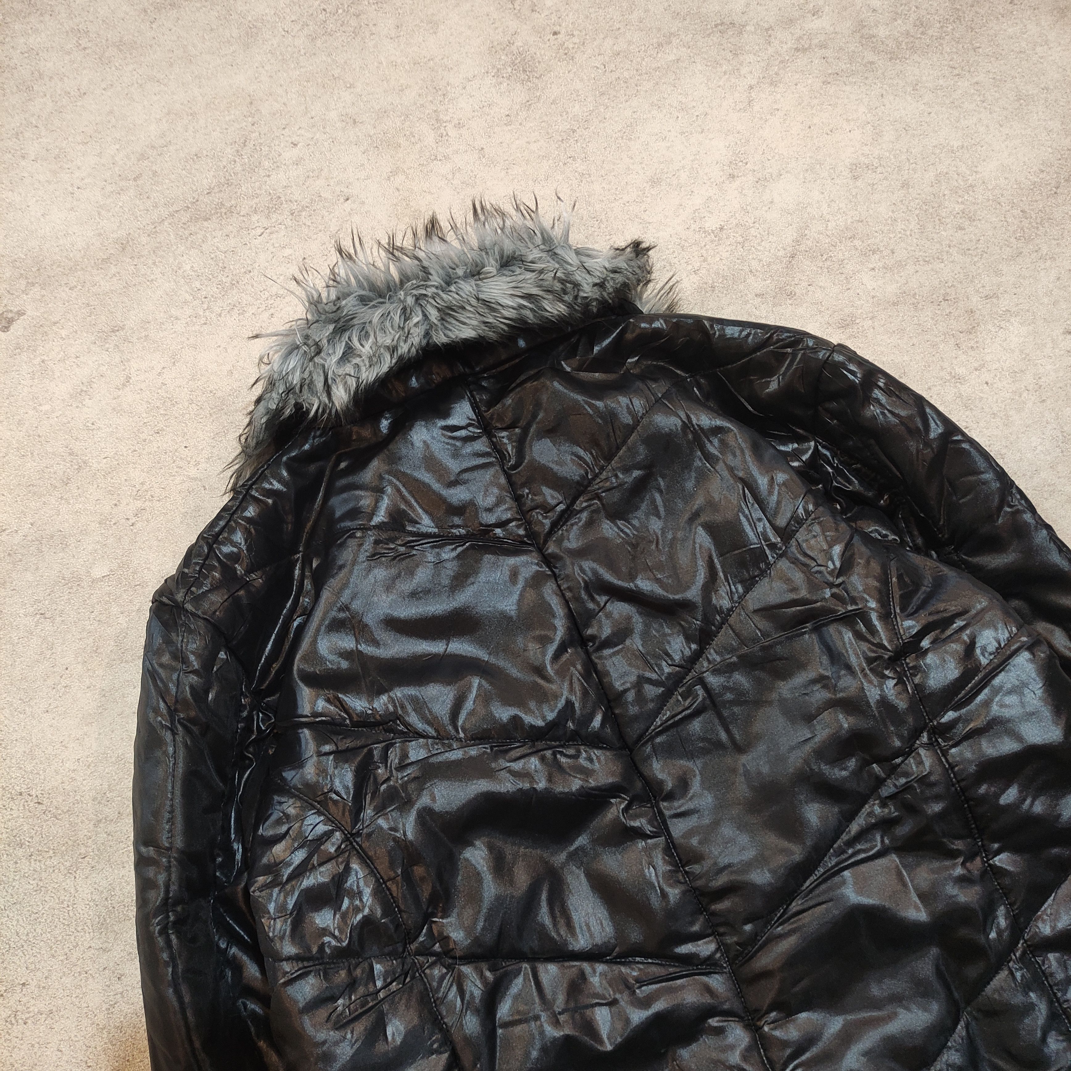 If Six Was Nine Clock Work Fur Bikers Jacket — 2000s style Tornado Mart Size US L / EU 52-54 / 3 - 10 Thumbnail