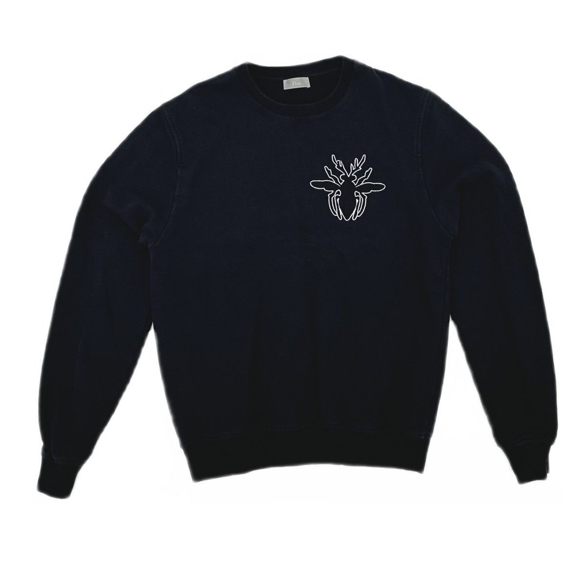 Dior Dior Men's Bee Pattern Round Neck Loose Sweatshirt Size US L / EU 52-54 / 3 - 1 Thumbnail