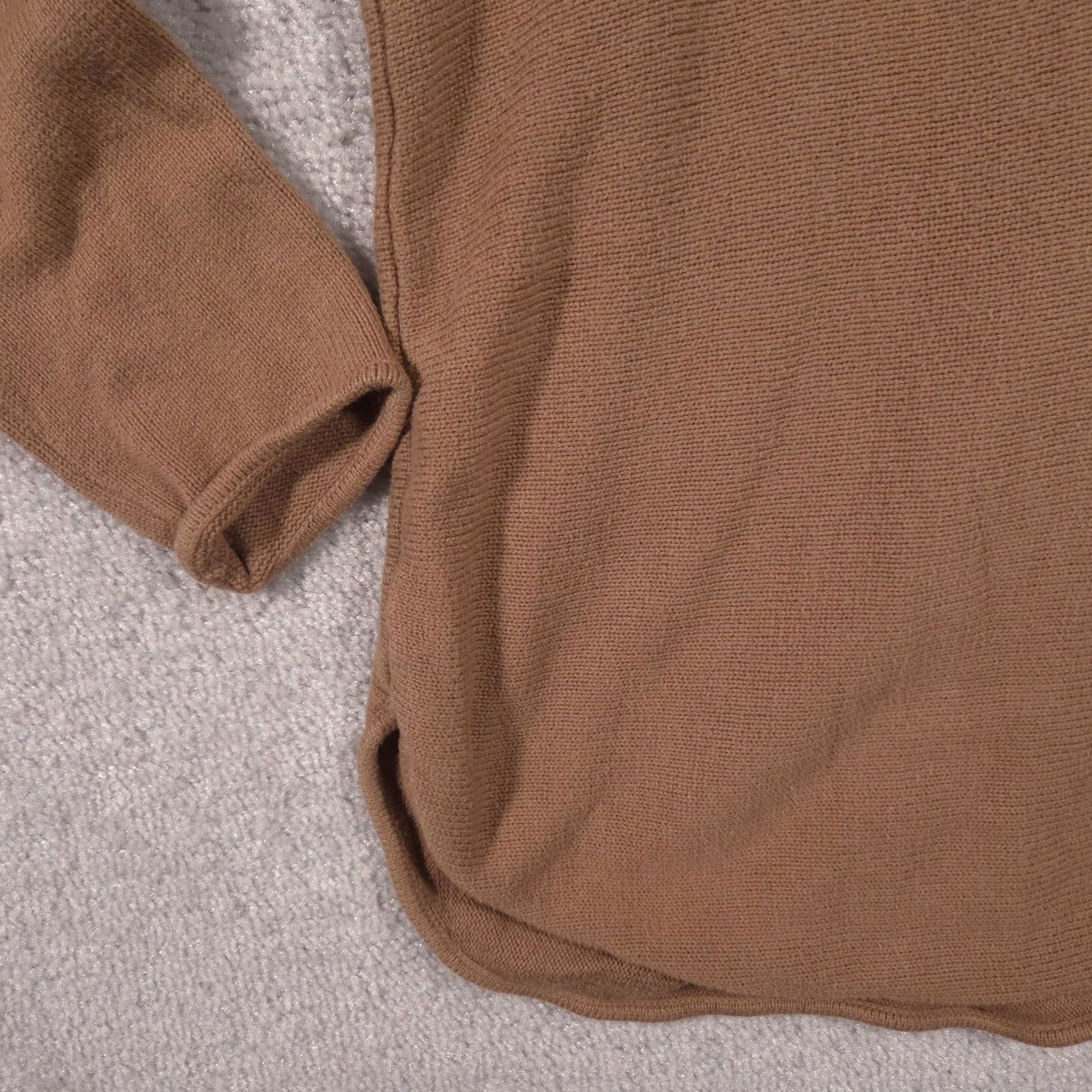 Vintage MICHAEL Michael Kors Sweater Womens XL Brown Crew Neck Back Zip Knit Pullover Size XL / US 12-14 / IT 48-50 - 4 Thumbnail