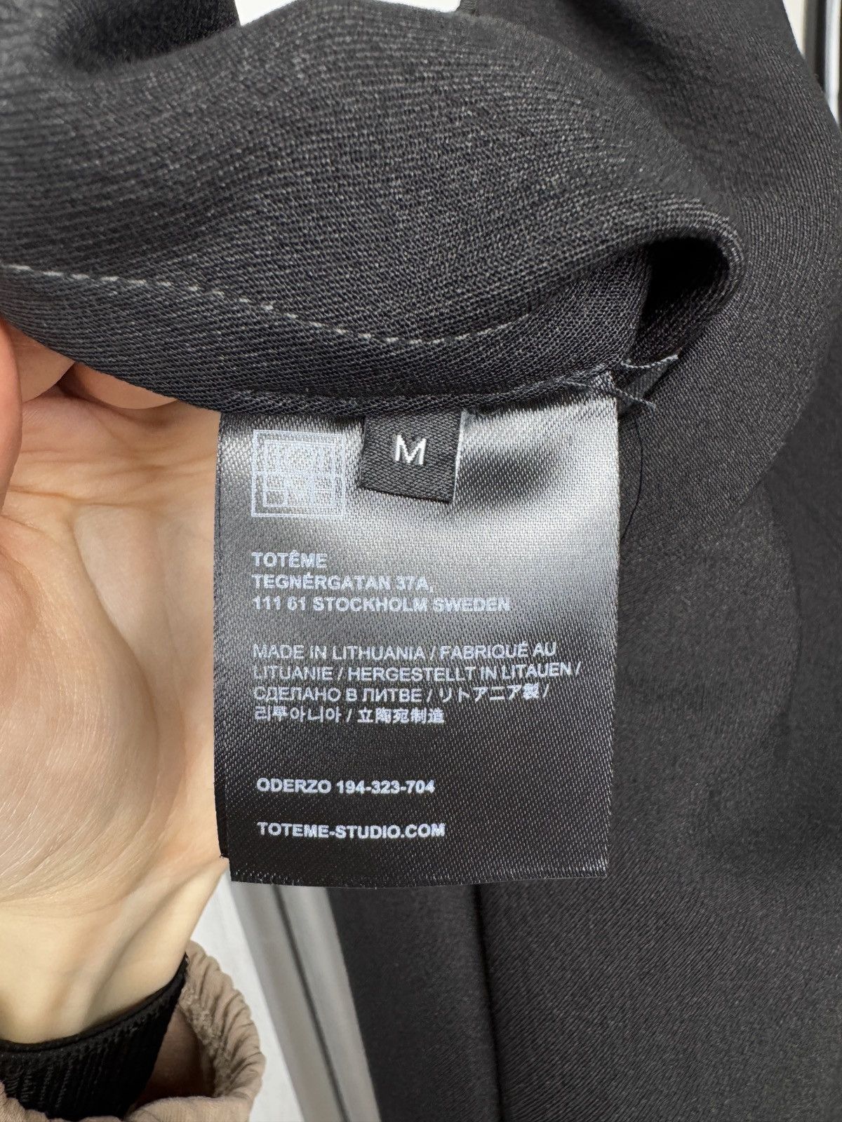 Toteme Toteme Black Oderzo Maxi Pencil skirt size M Size 26" / US 2 / IT 38 - 9 Thumbnail