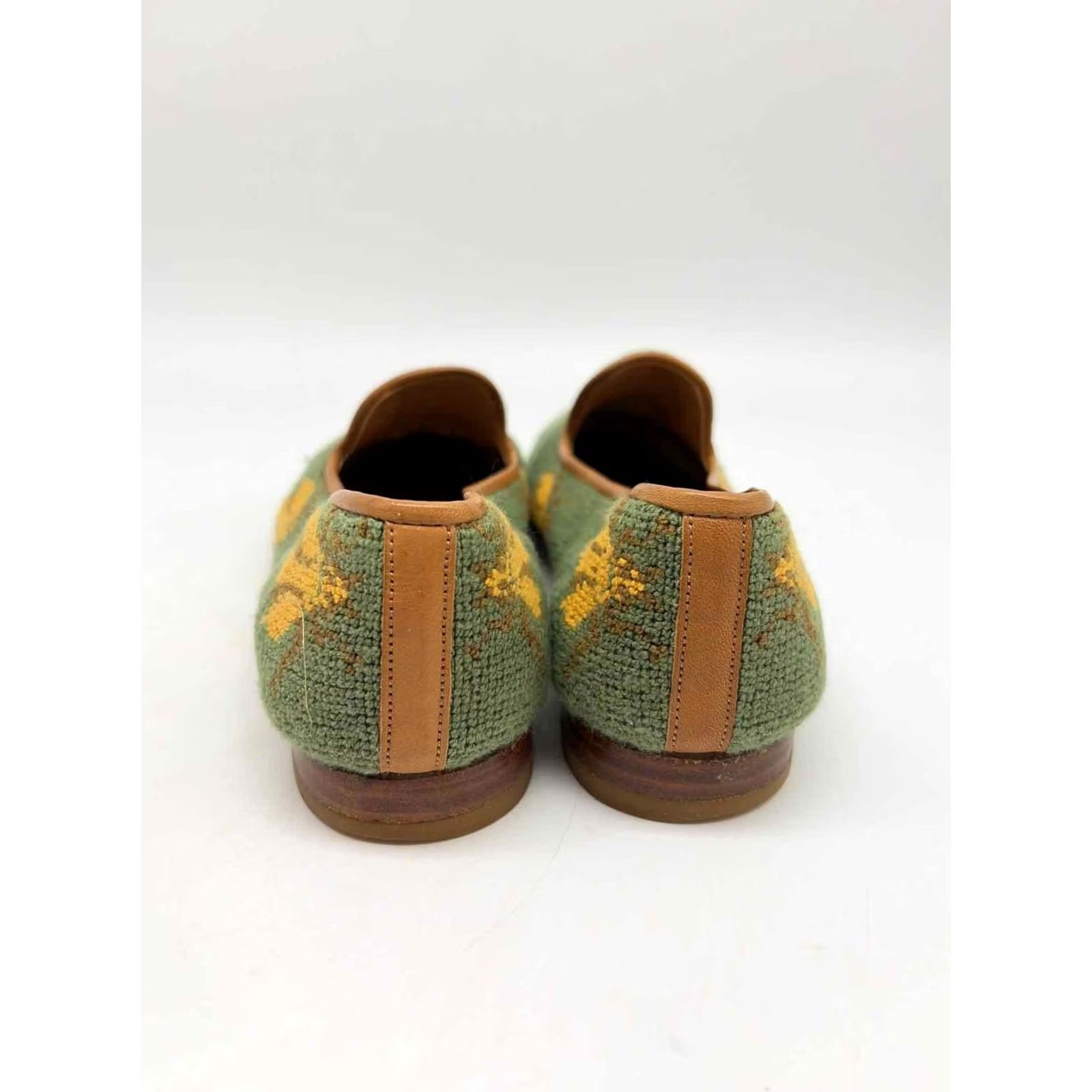 Vintage Stubbs and Wooten Green Size 6 Slip On Flats Size US 6 / IT 36 - 3 Thumbnail