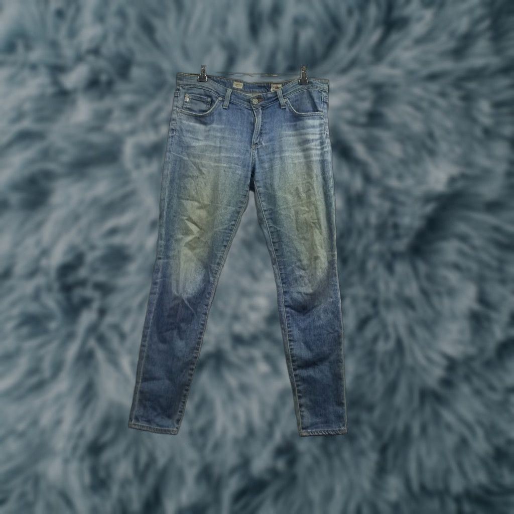 Vintage AG Adriano Goldschmied Womens Legging Ankle Jean Size 30 Made In USA Distressed Size 30" / US 8 / IT 44 - 1 Thumbnail