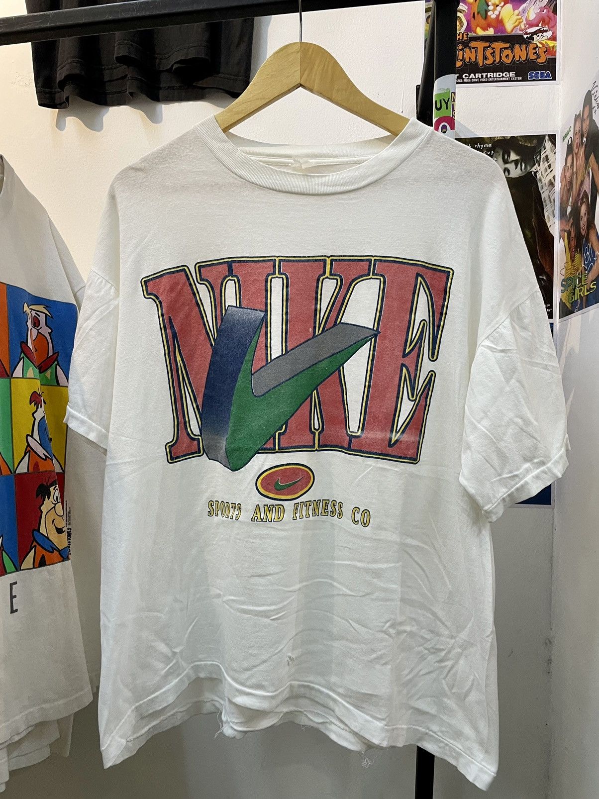 Nike NIKE BIG LOGO 90's Size US XL / EU 56 / 4 - 2 Thumbnail