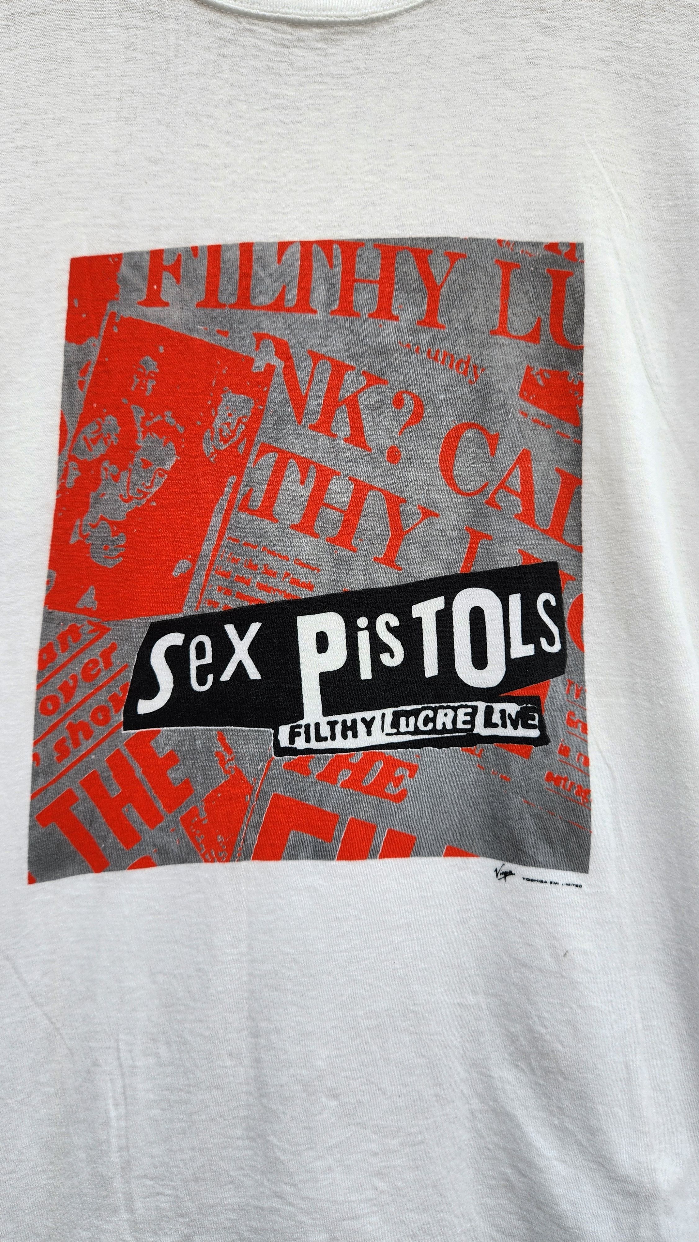 Band Tees × Seditionaries Vintage 90s sex pistols filthy lucre live seditionaries Size US L / EU 52-54 / 3 - 3 Thumbnail