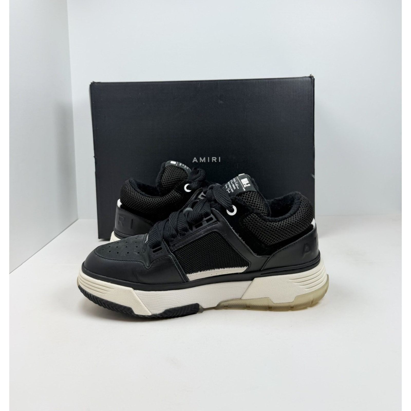Amiri Size 44EU/11US - Amiri MA-1 Black White Sneakers Size US 11 / EU 44 - 6 Thumbnail